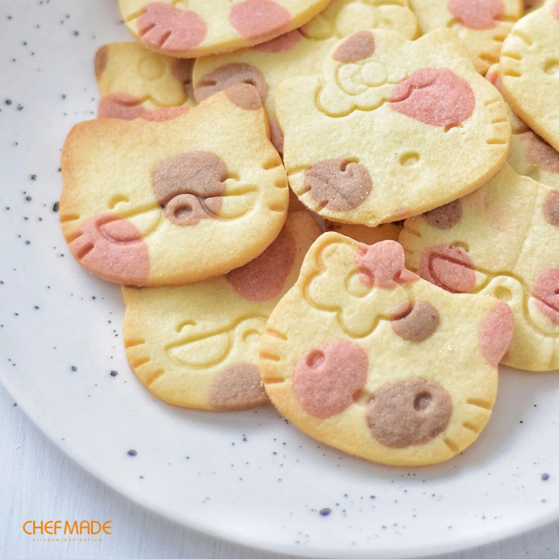 Chefmade PP Biscuit Mould 4Pc Pink Hello Kitty (1898cm-KT7059)
