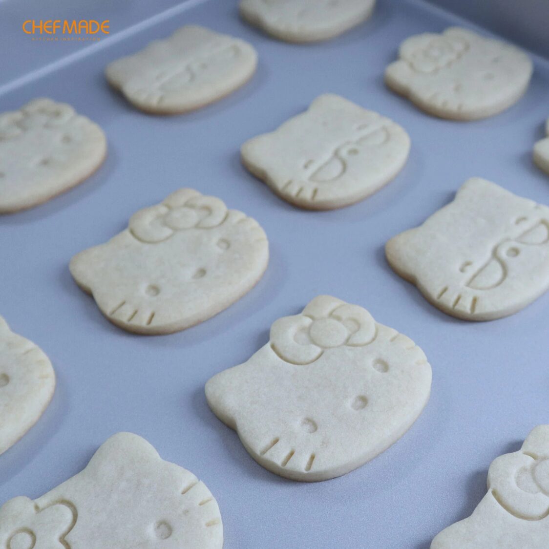 Chefmade PP Biscuit Mould 4Pc Pink Hello Kitty (1898cm-KT7059)