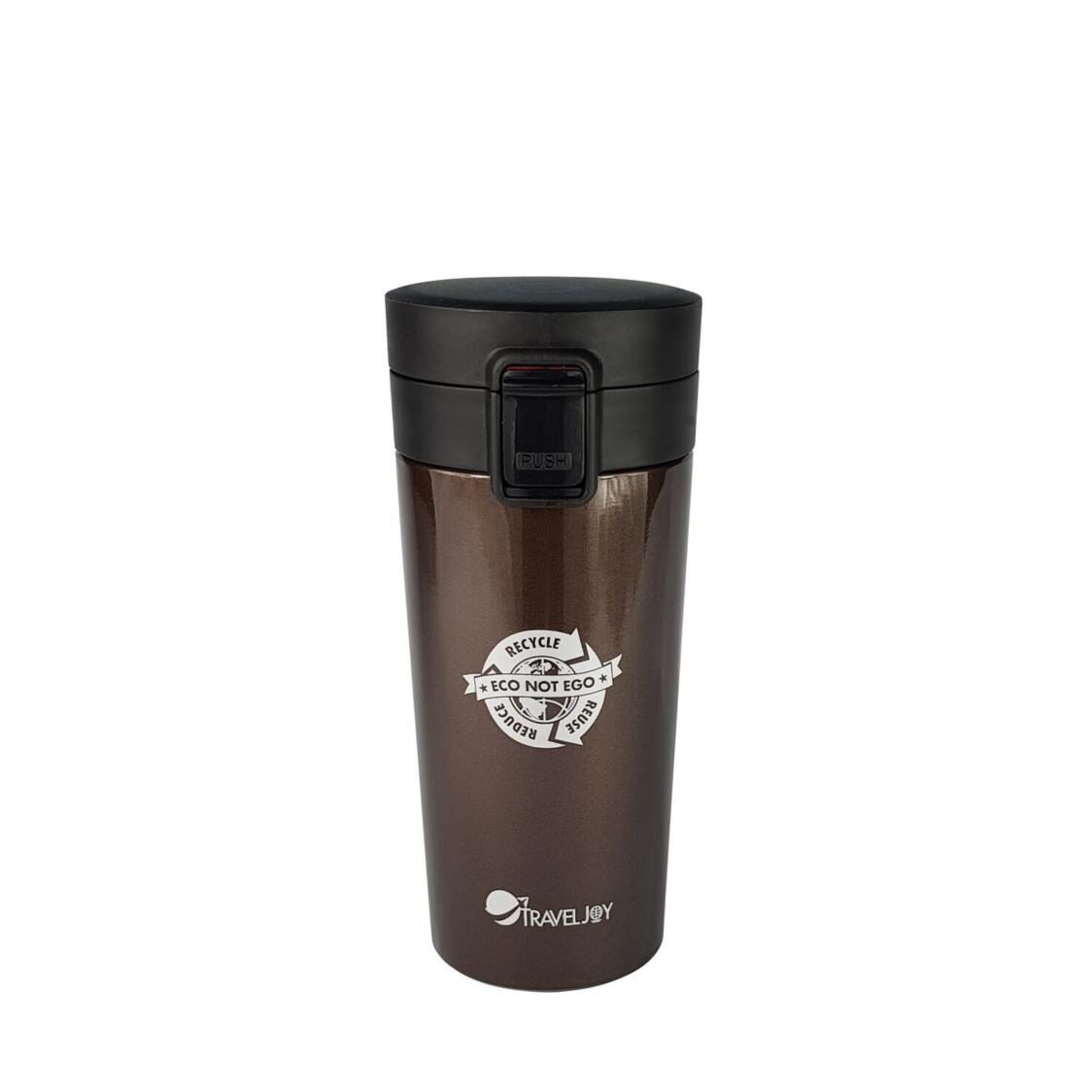 Travel Joy Eco Insulated Flip Up Coffee Mug (380ml)