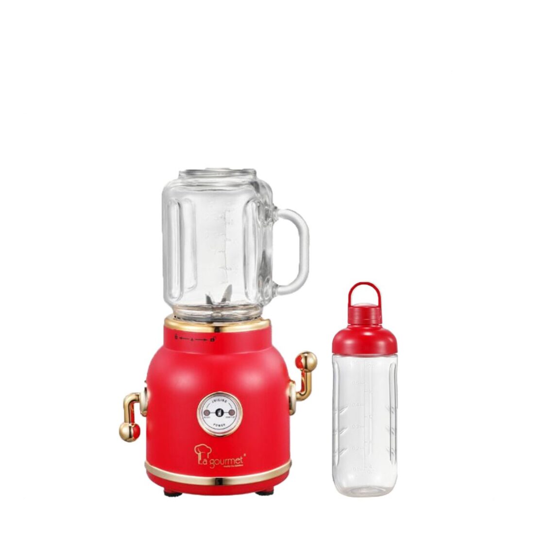 La Gourmet Retro Blender Set- Imperial Red LGELRB400925