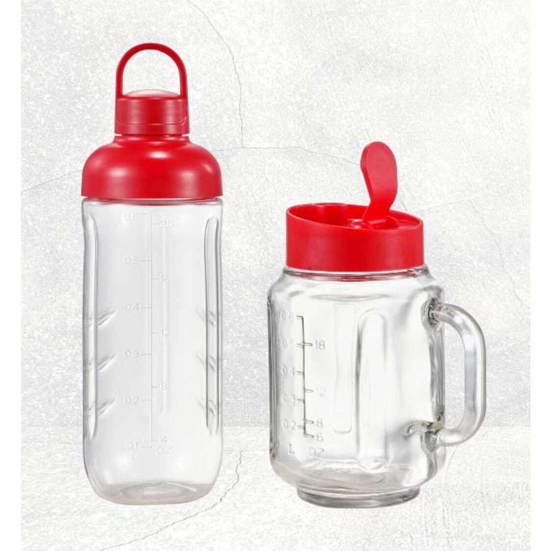 La Gourmet Retro Blender Set- Imperial Red LGELRB400925