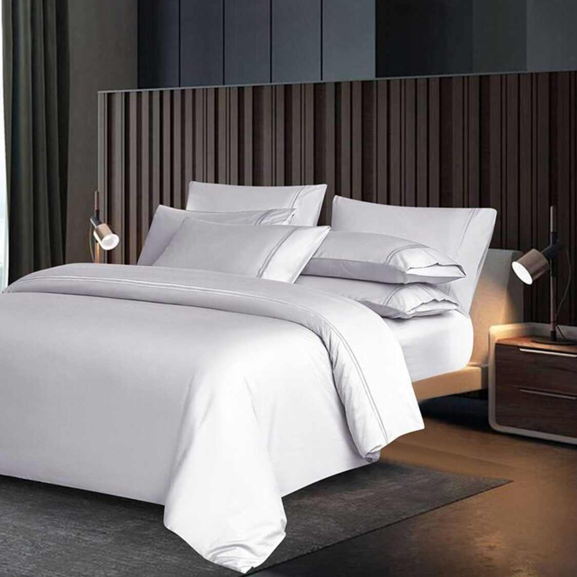 Canopy Elegant Bedset White