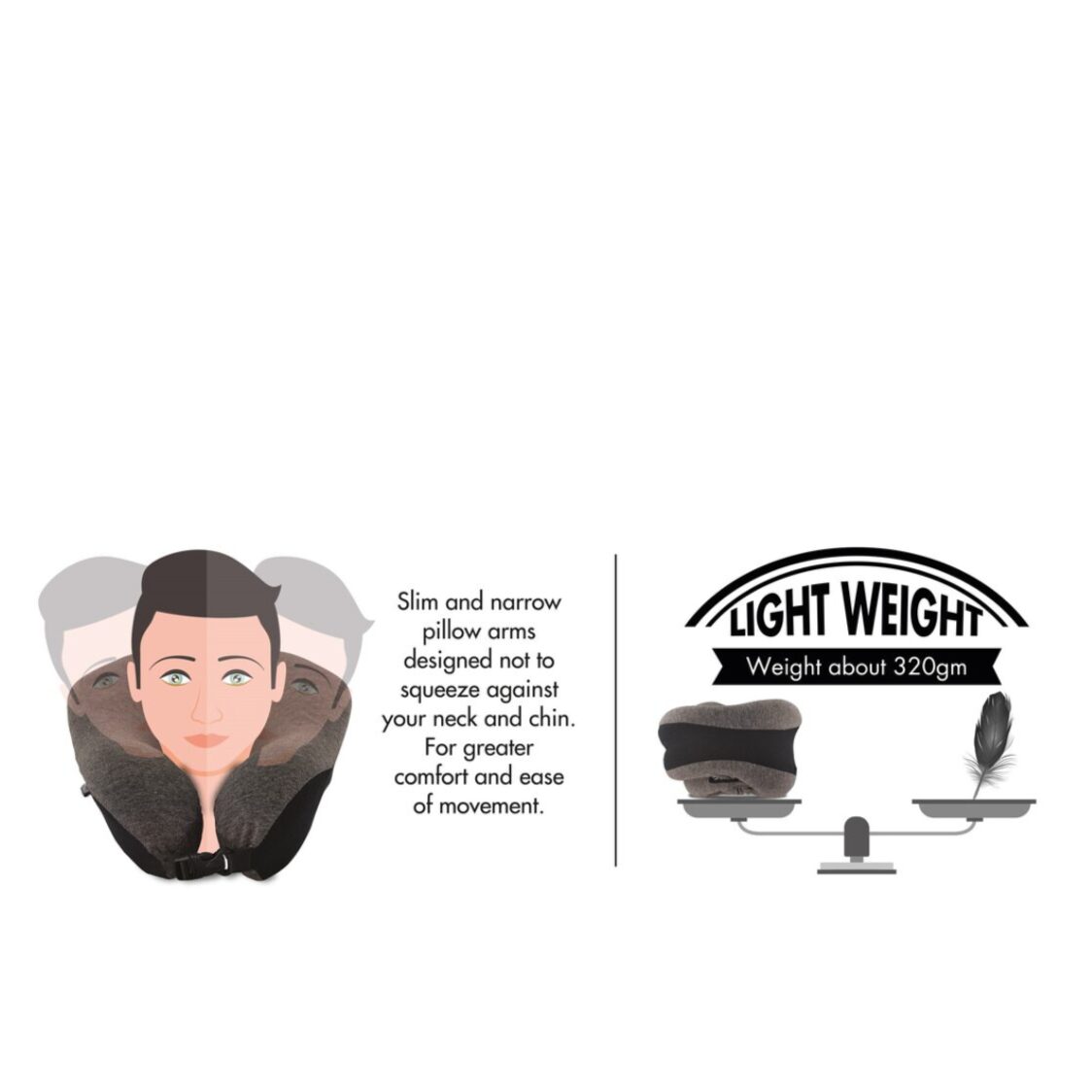 Travel Joy Sushi Travel Pillow - Deep Sea Blue