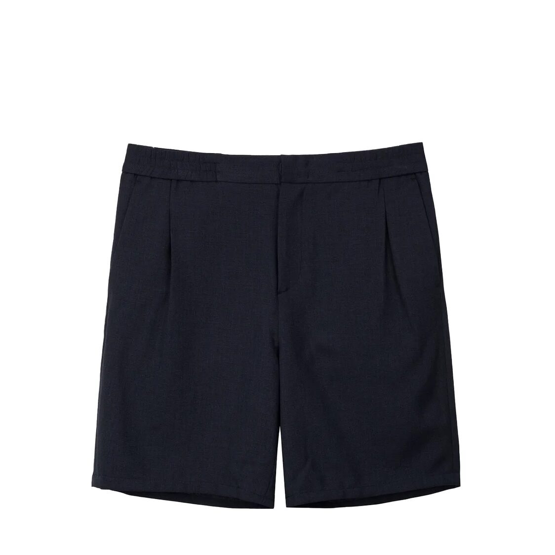 Mind Bridge Linen-Like Full Banding Half Pants D/Navy