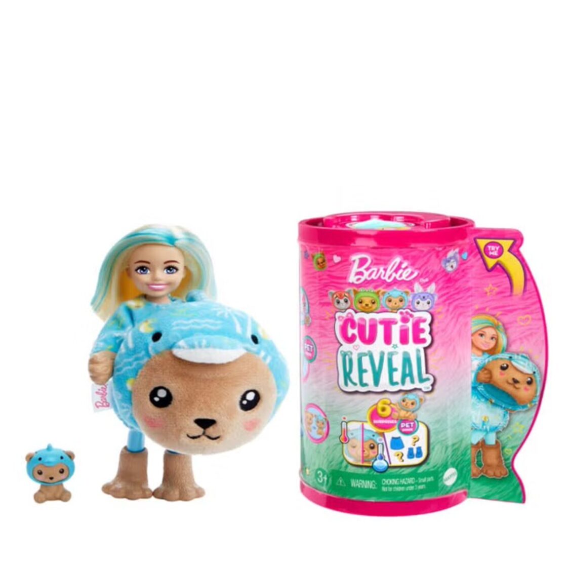 Barbie Cutie Reveal Chelsea Costume Cuties Series - Teddy Dolphin