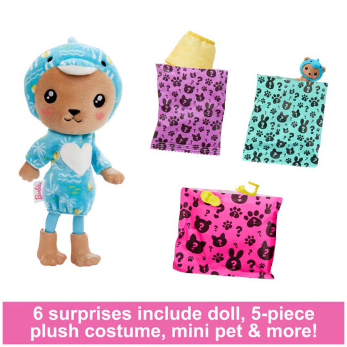 Barbie Cutie Reveal Chelsea Costume Cuties Series - Teddy Dolphin
