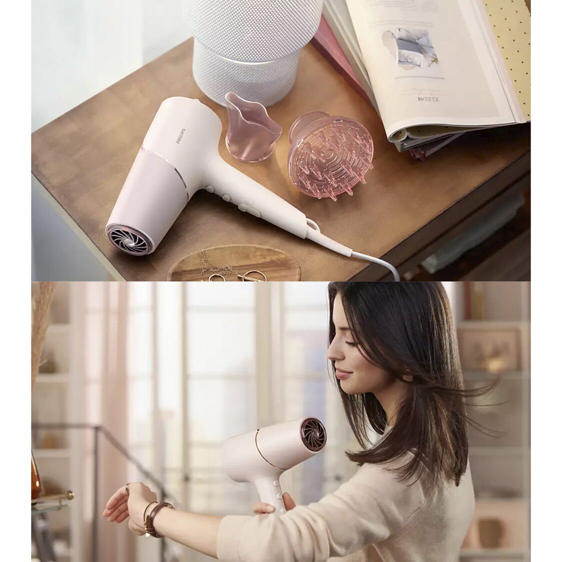 Philips 5000 Series Hair Dryer with ThermoShield Technology 2300W (BHD530/03)