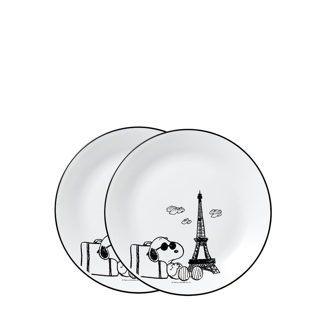 Corelle 2pc Dinner Plate - Snoopy Bold 110-SPB-2/SS1