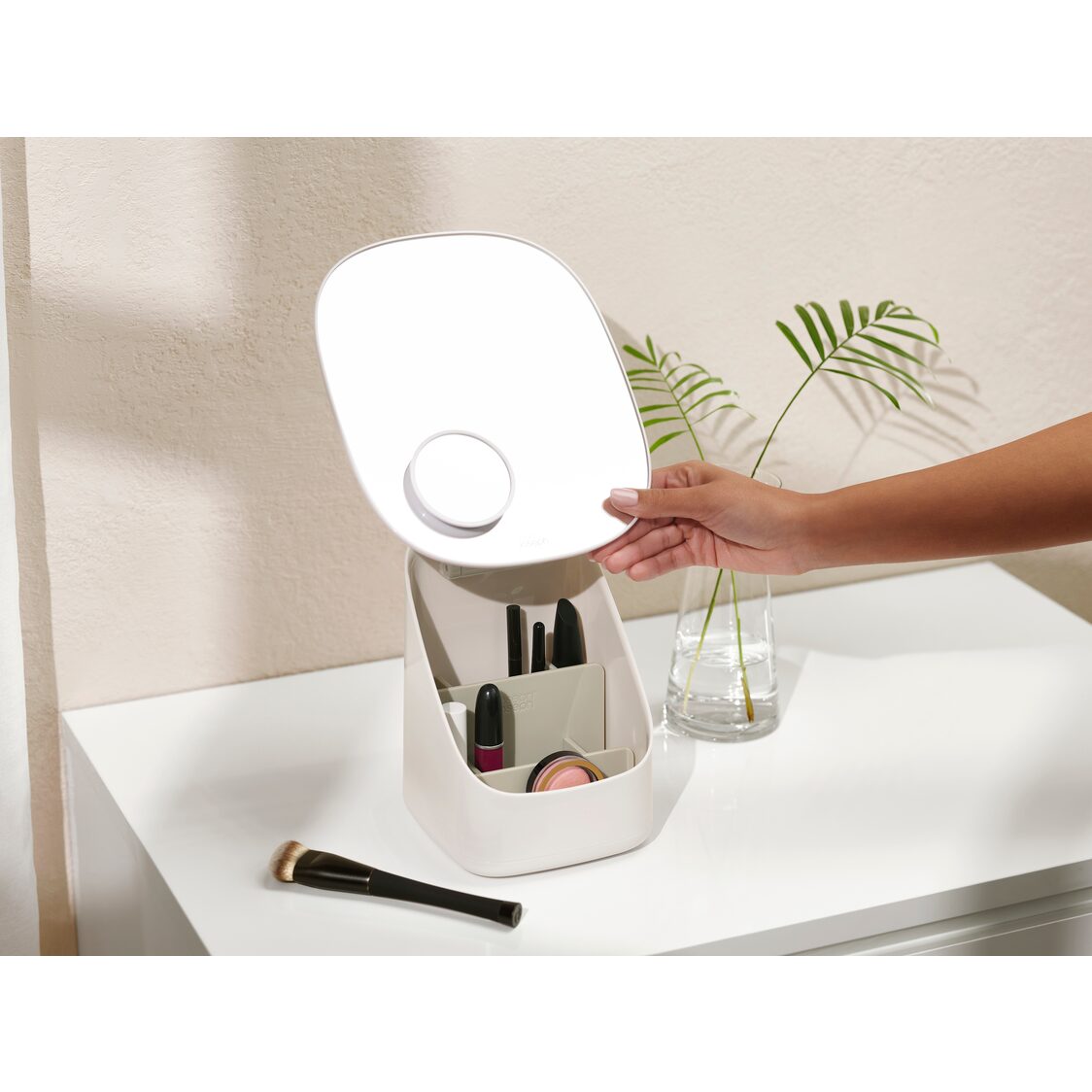 Joseph Joseph Viva Pedestal Mirror w/Storage - 75001