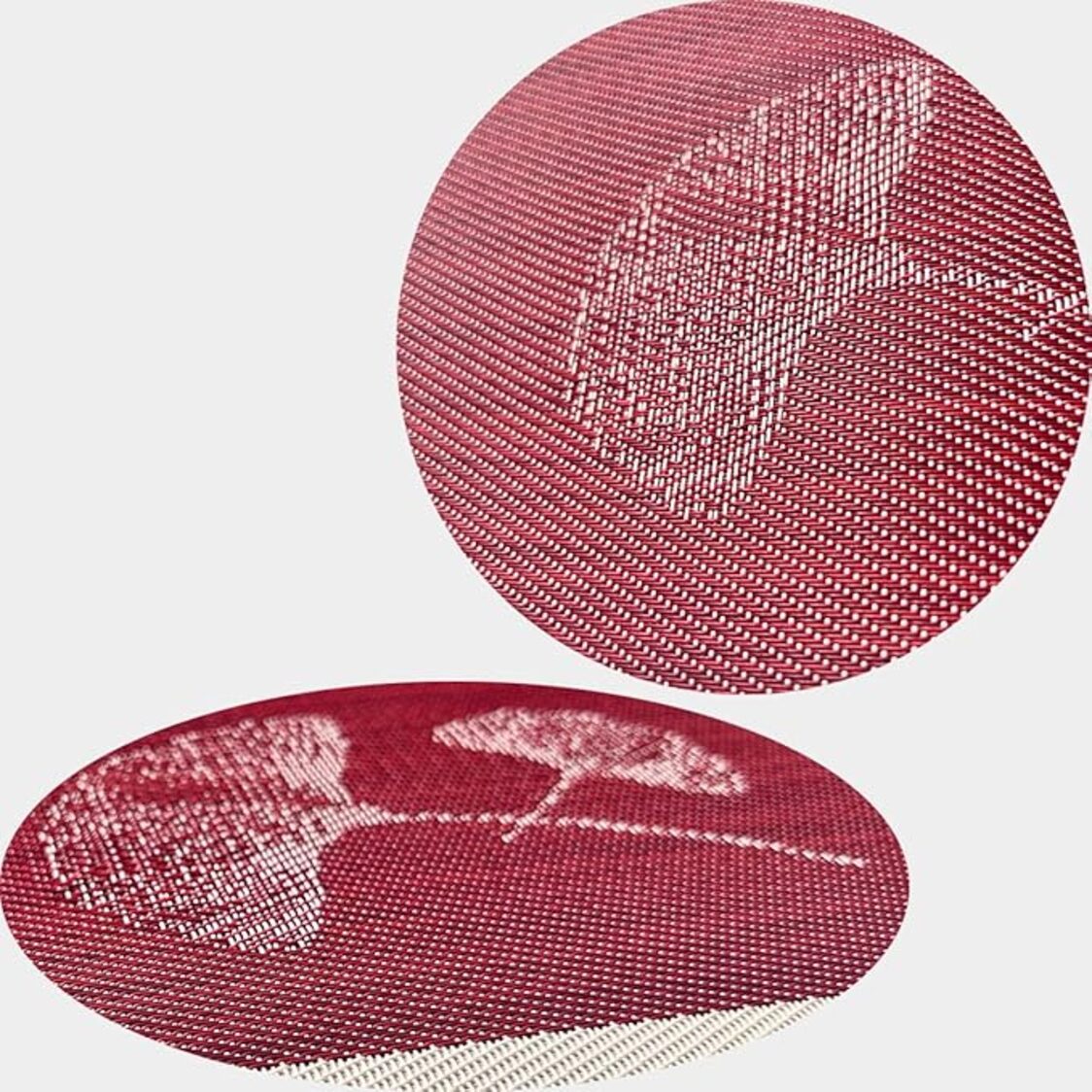 J. Rapee Fleur Placemat Red