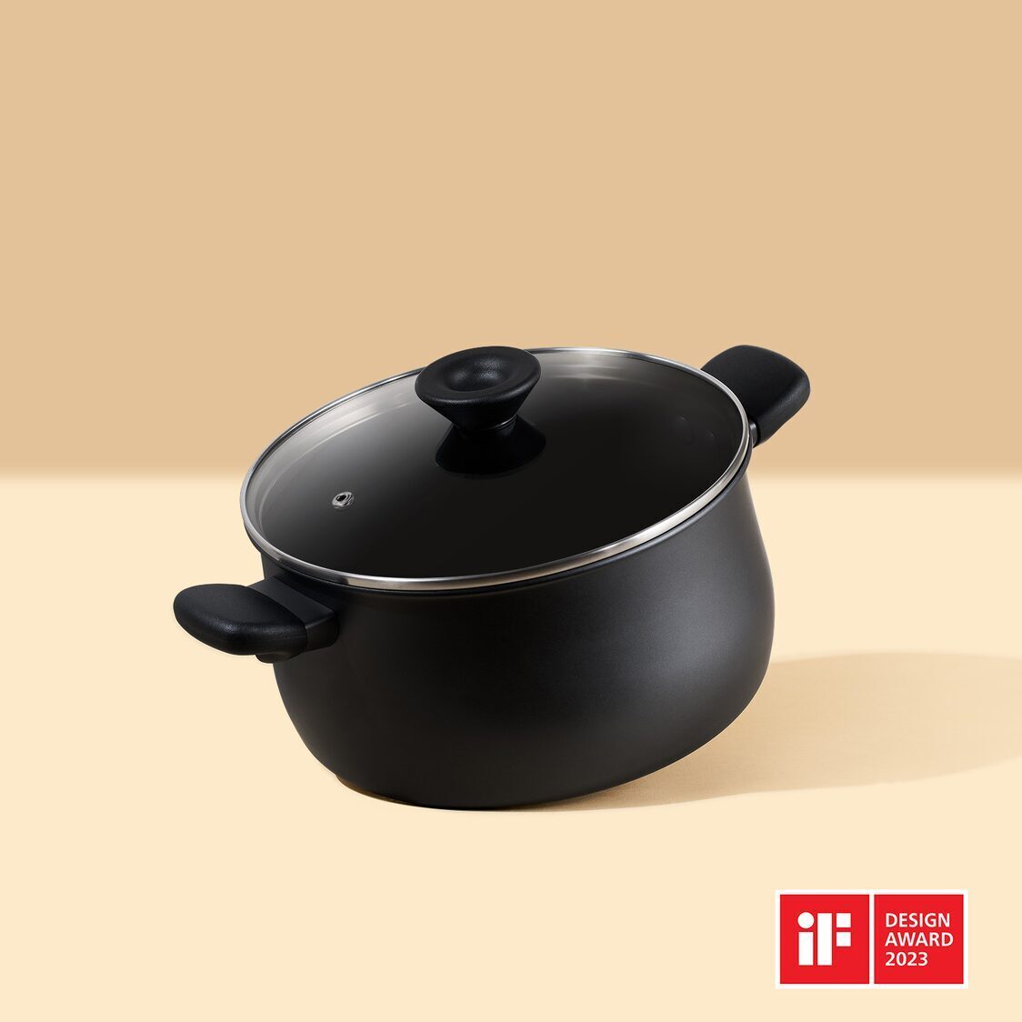 Meyer Midnight Nonstick Hard Anodized Covered Stockpot (Induction)