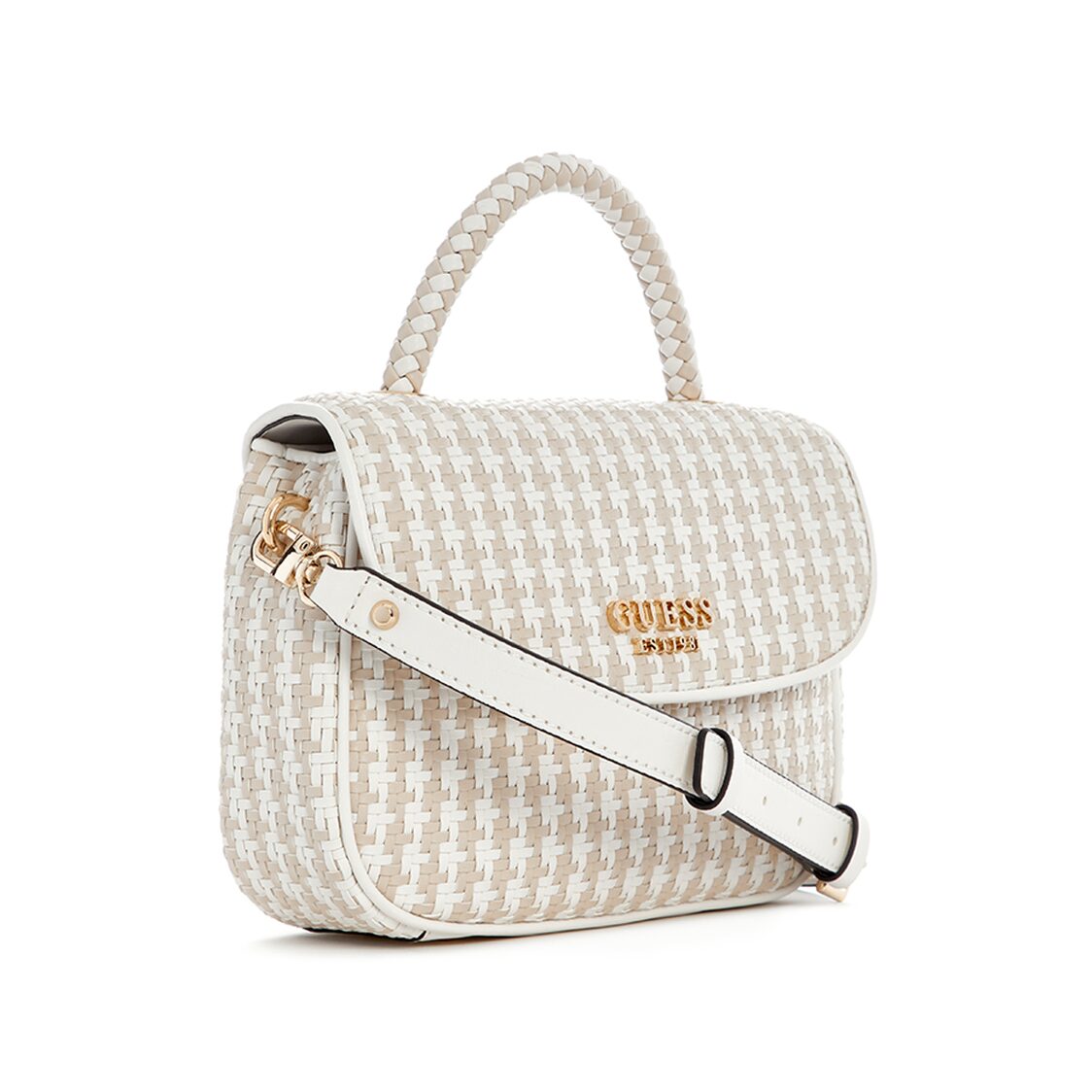 MIREMA TOP HANDLE FLAP,WHITE MULTI