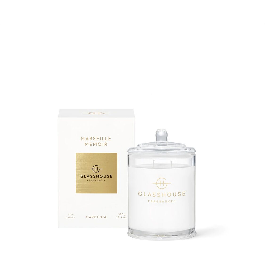 Glasshouse Fragrances Soy Candle 380g - Marseille Memoir