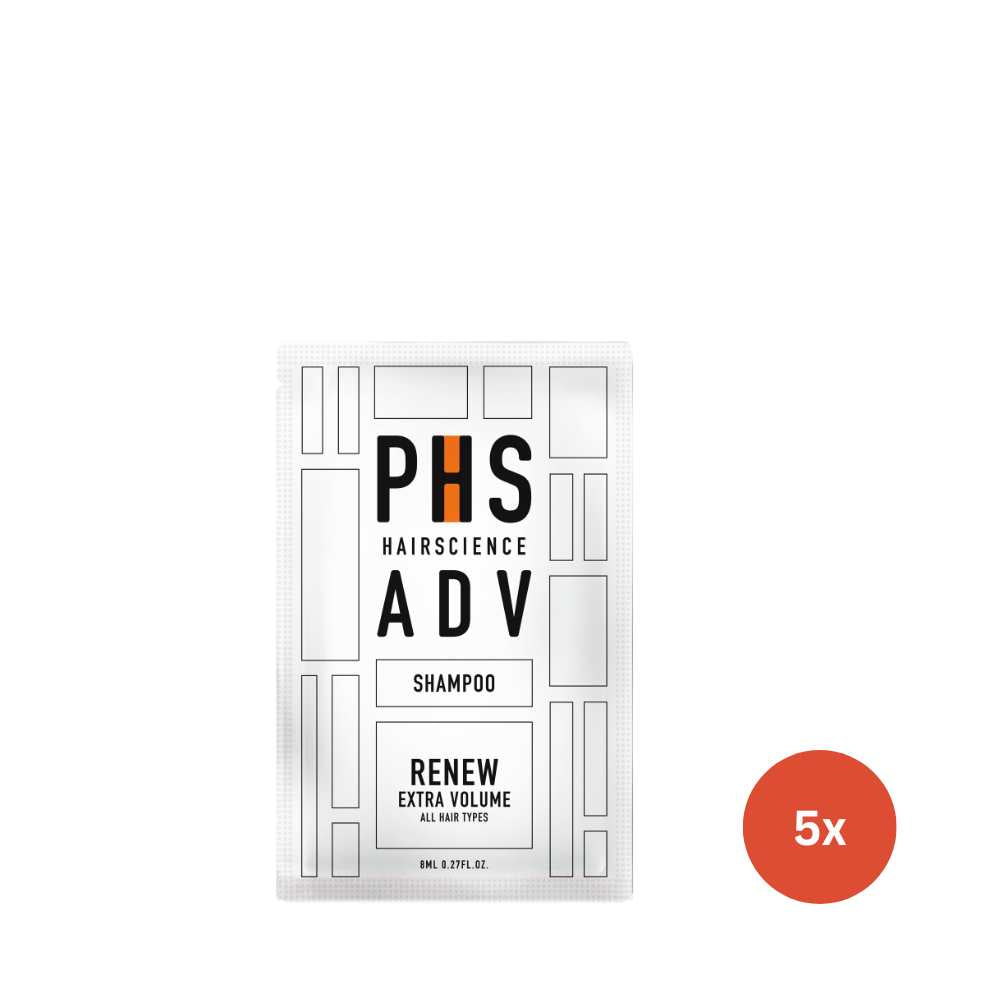 PHS Hairscience ADV Renew Extra Volume Shampoo 8ml x5