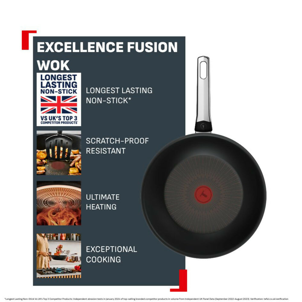 Tefal Excellence Fusion IH Fry Pan 28cm (G33806)