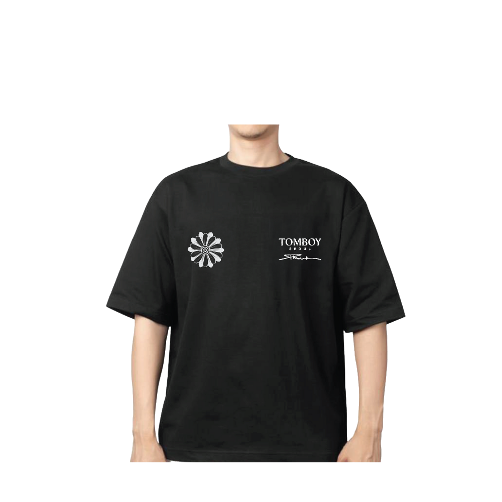 Studio Tomboy x Phunk Collab T-Shirt – Small Print F-Monochrome