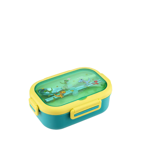 La Gourmet Ray Of Hope Stainless Steel Lunch Box With Cutlery Set