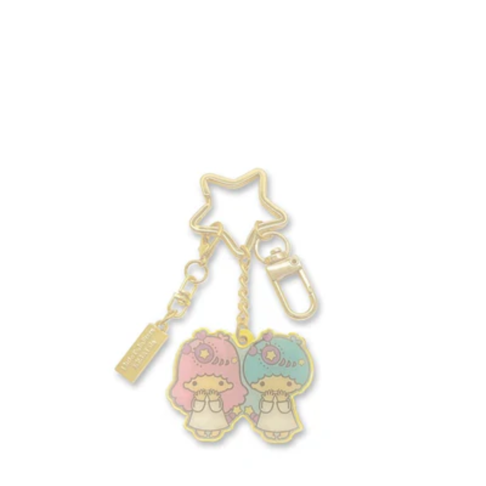 The Singapore Mint Scorpio Little Twin Stars Horoscope 24K Gold-Plated Keychain with 24K GP Charm