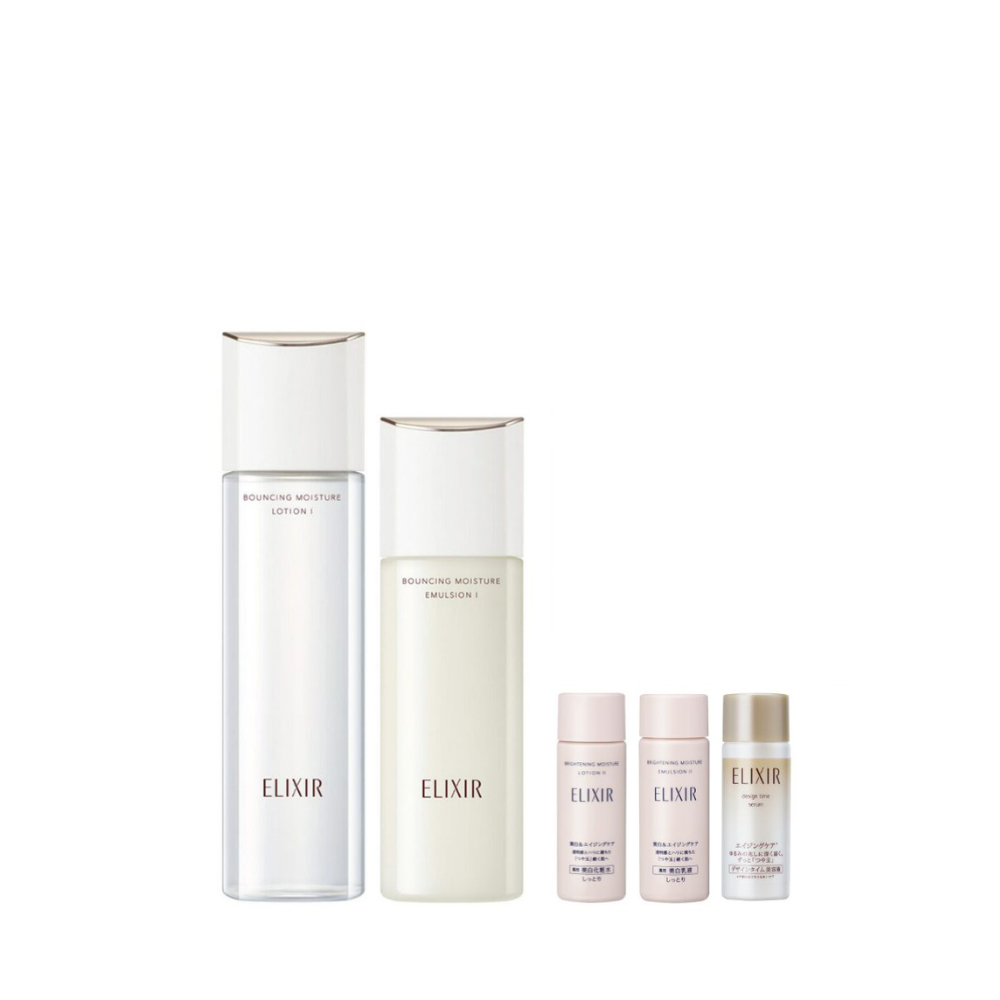Elixir Bouncing Moisture Lotion & Emulsion I/II Set (Worth $184)
