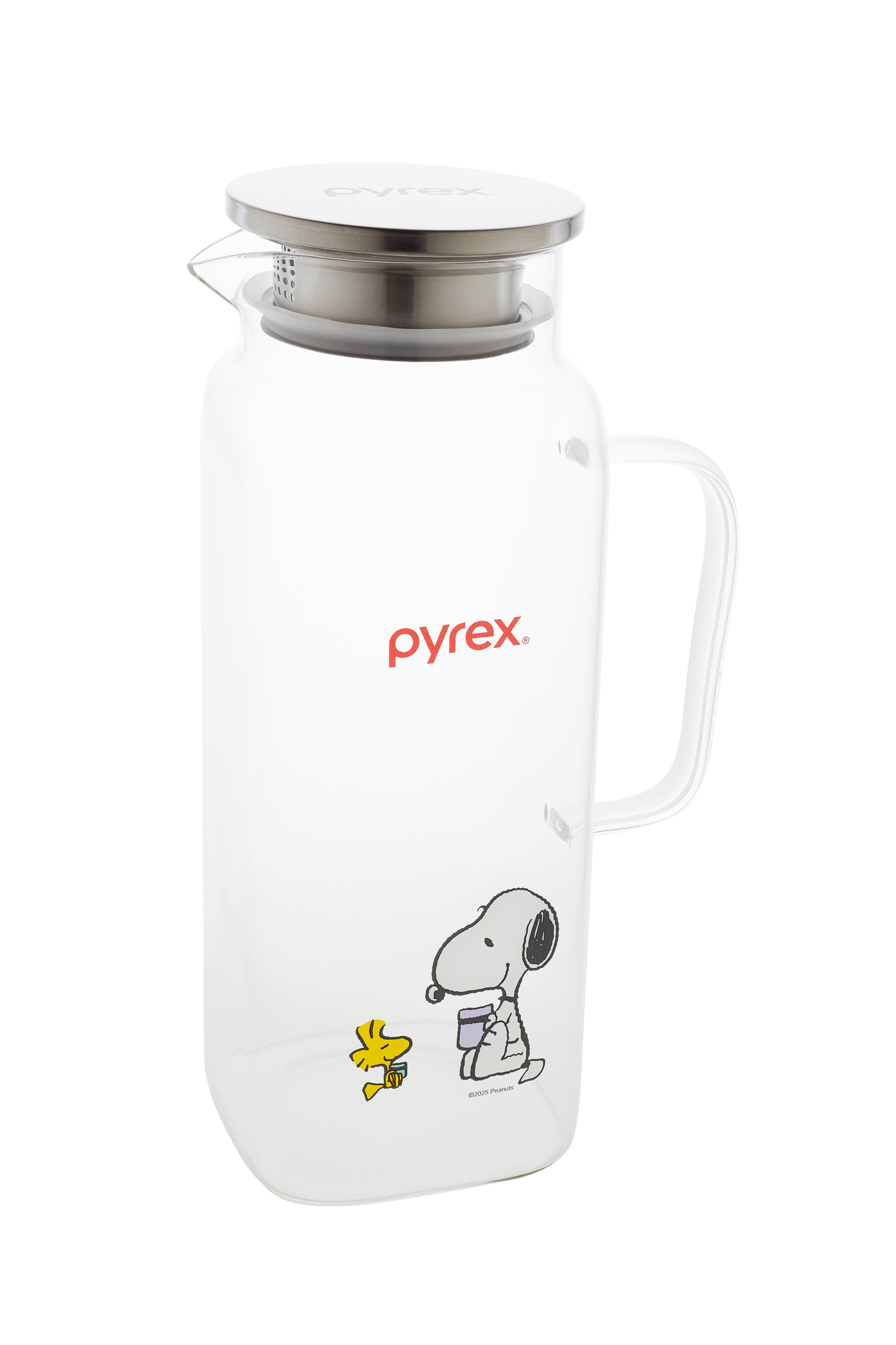 Pyrex 1.9L Round Carafe - Snoopy Brunch