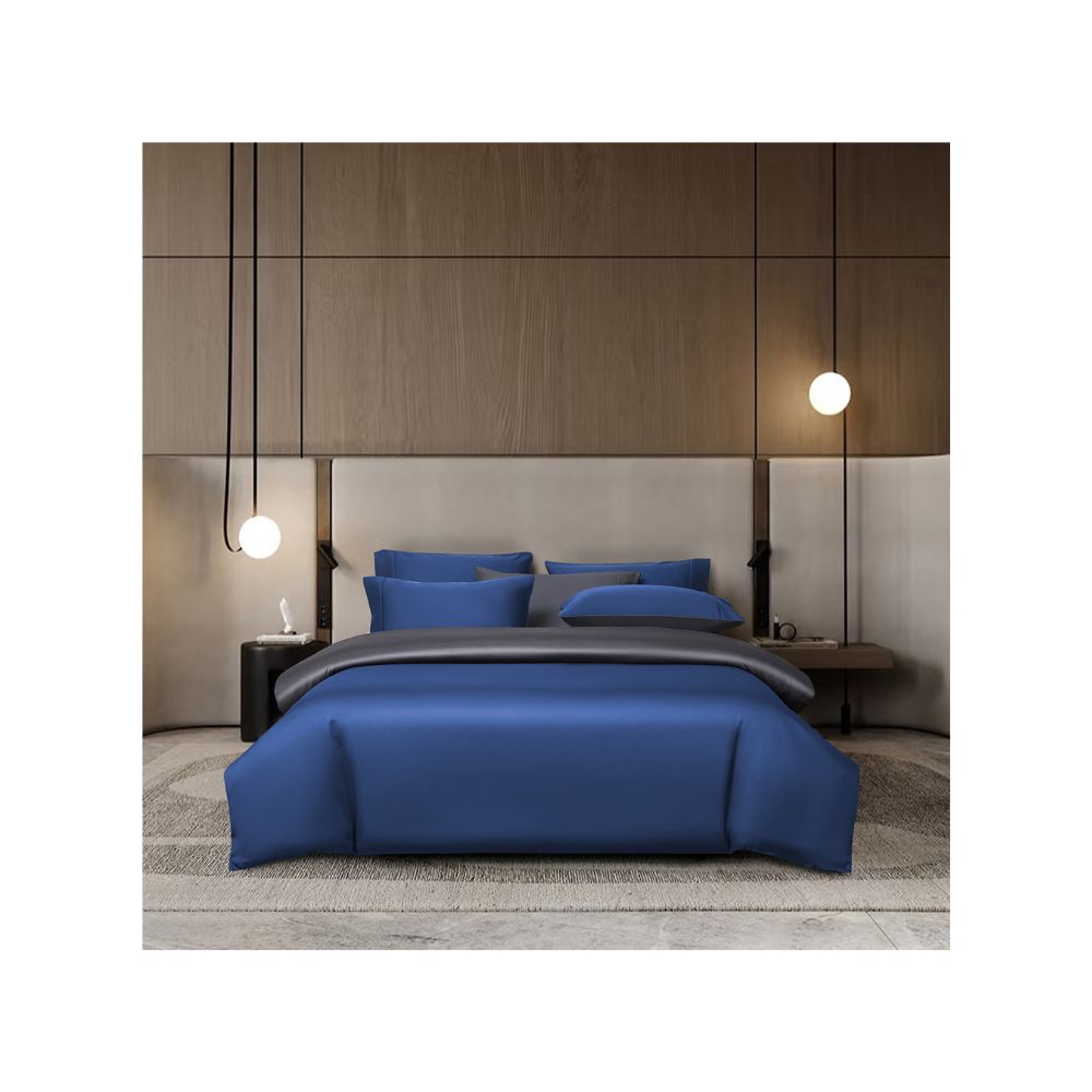 Canopy Creek Bed Set - Navy/Grey