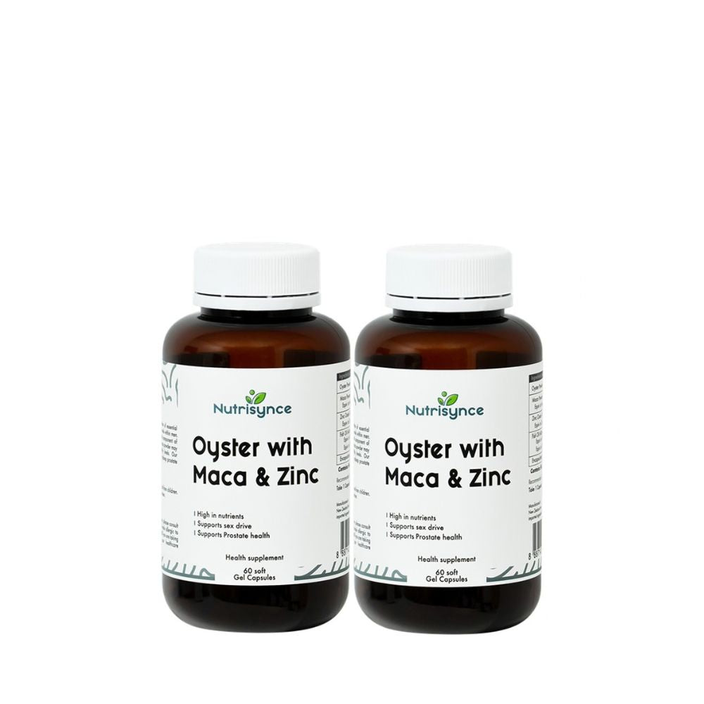 Nutrisynce Oyster with Maca & Zinc 60s (2 Bottles)