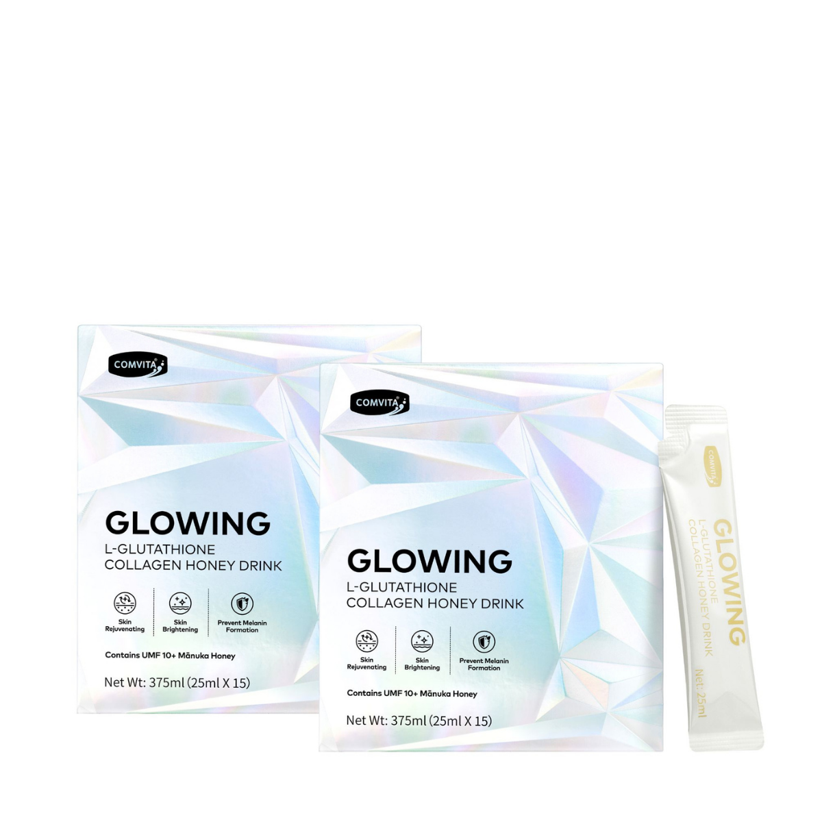 Comvita Glowing L-Glutathione Collagen Honey Drink (2Boxes)