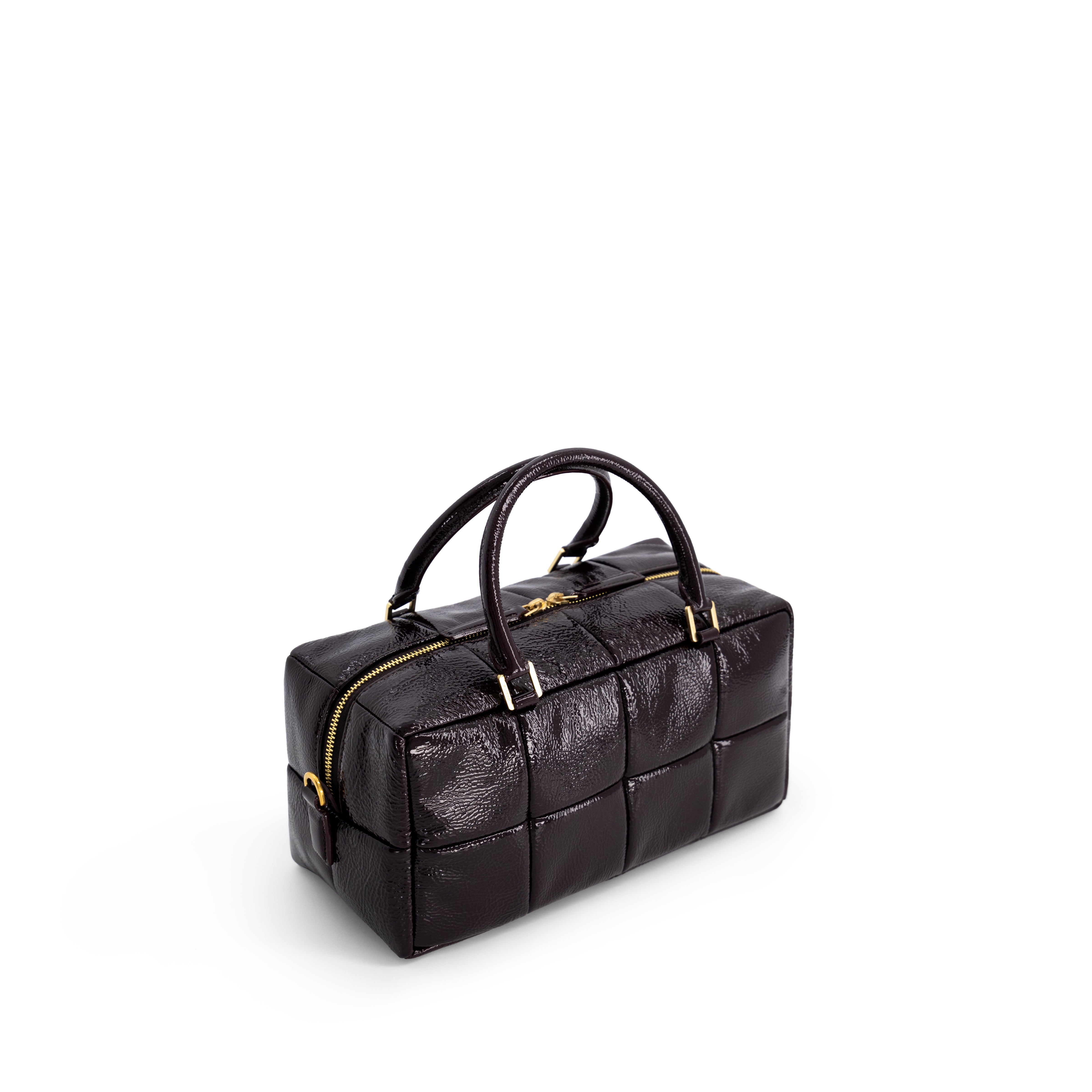 Mlouye Grid Bag Leather