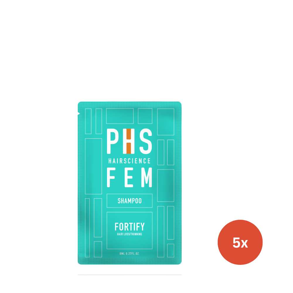 PHS Hairscience FEM Fortify Shampoo 8ml x5