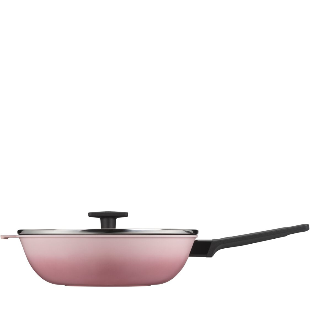 WMF Colorido IH Wok Pan With Glass Lid, 30cm (05-2530-4021)