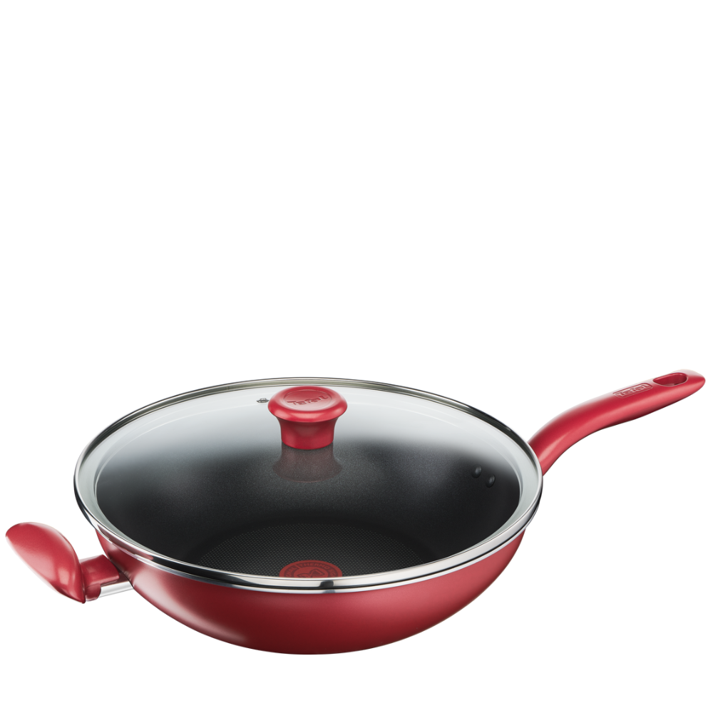 Tefal So Chef 30CM Wok Pan + Masterseal Glass + Kitchen Tool Set (CWS315)