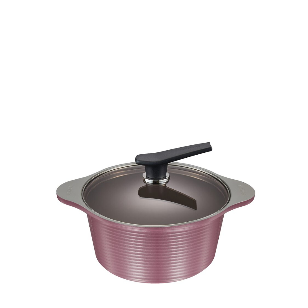 Happycall Onde IH 24cm/4L High Stock Pot - Purple (4003-1195)