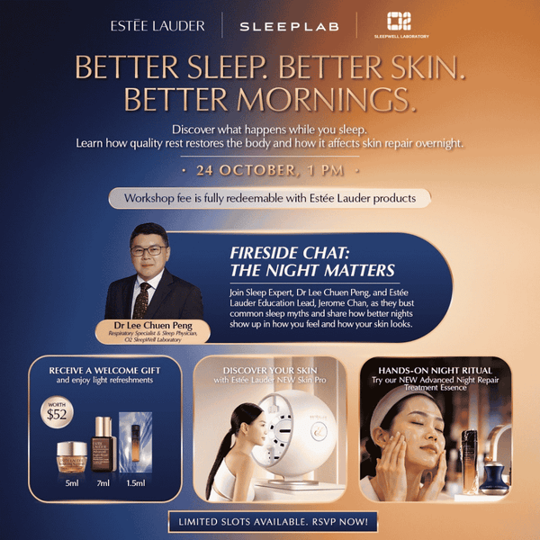 Estee Lauder Better Sleep. Better Skin. Better Mornings Workshop