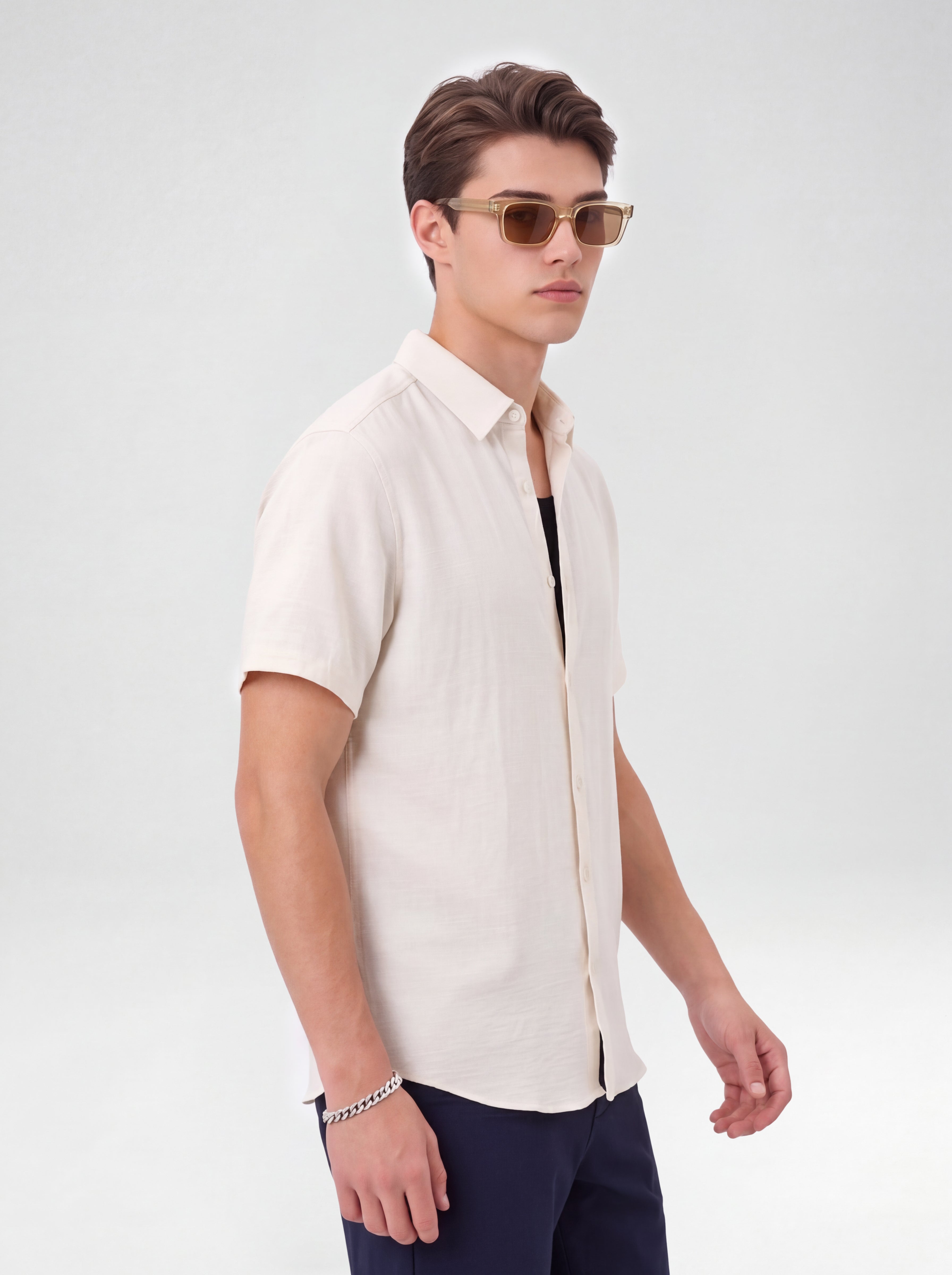 K/Woods Easy Care Lightwave Shirt