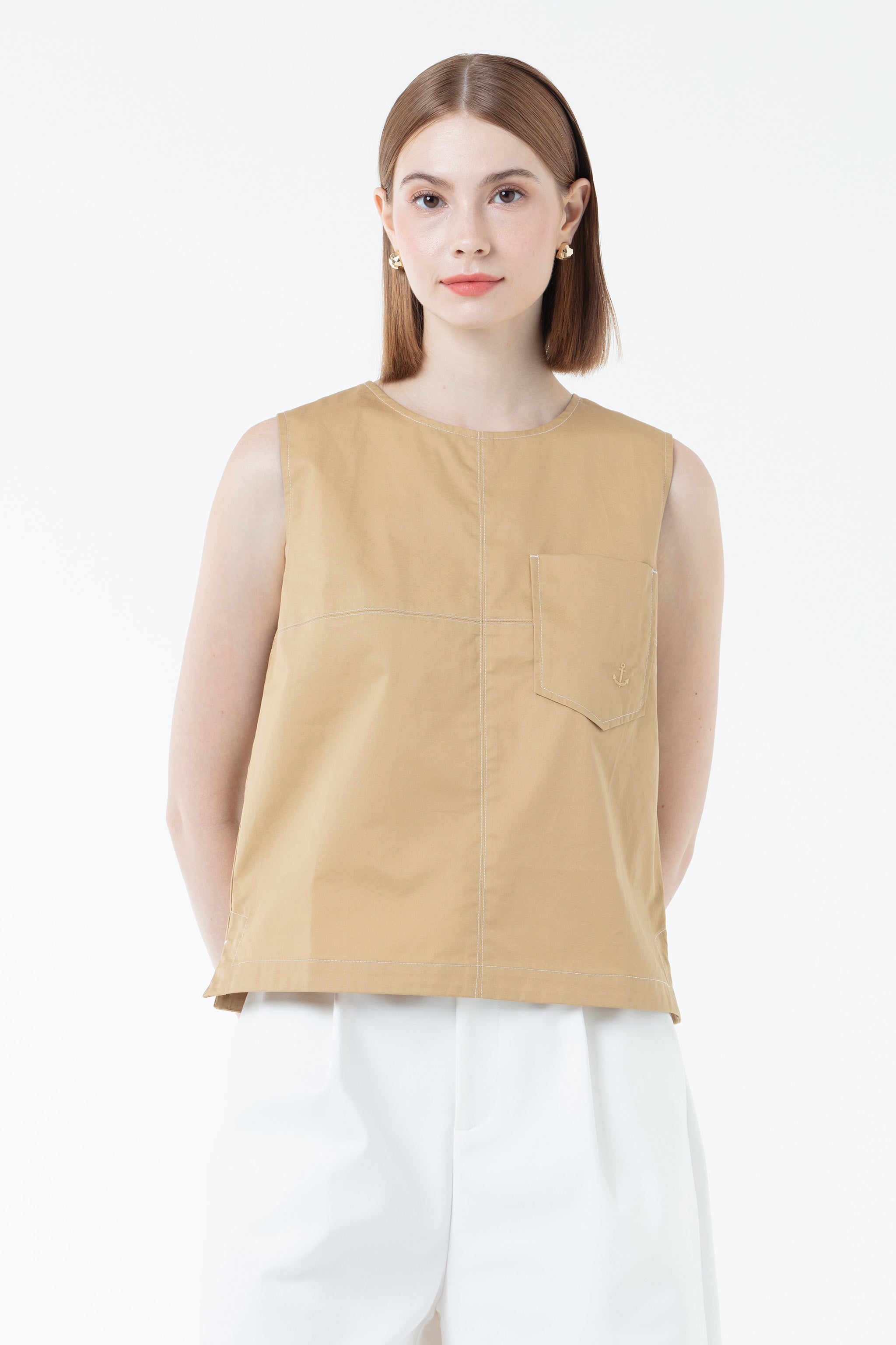 K/Woods Stitchline Top