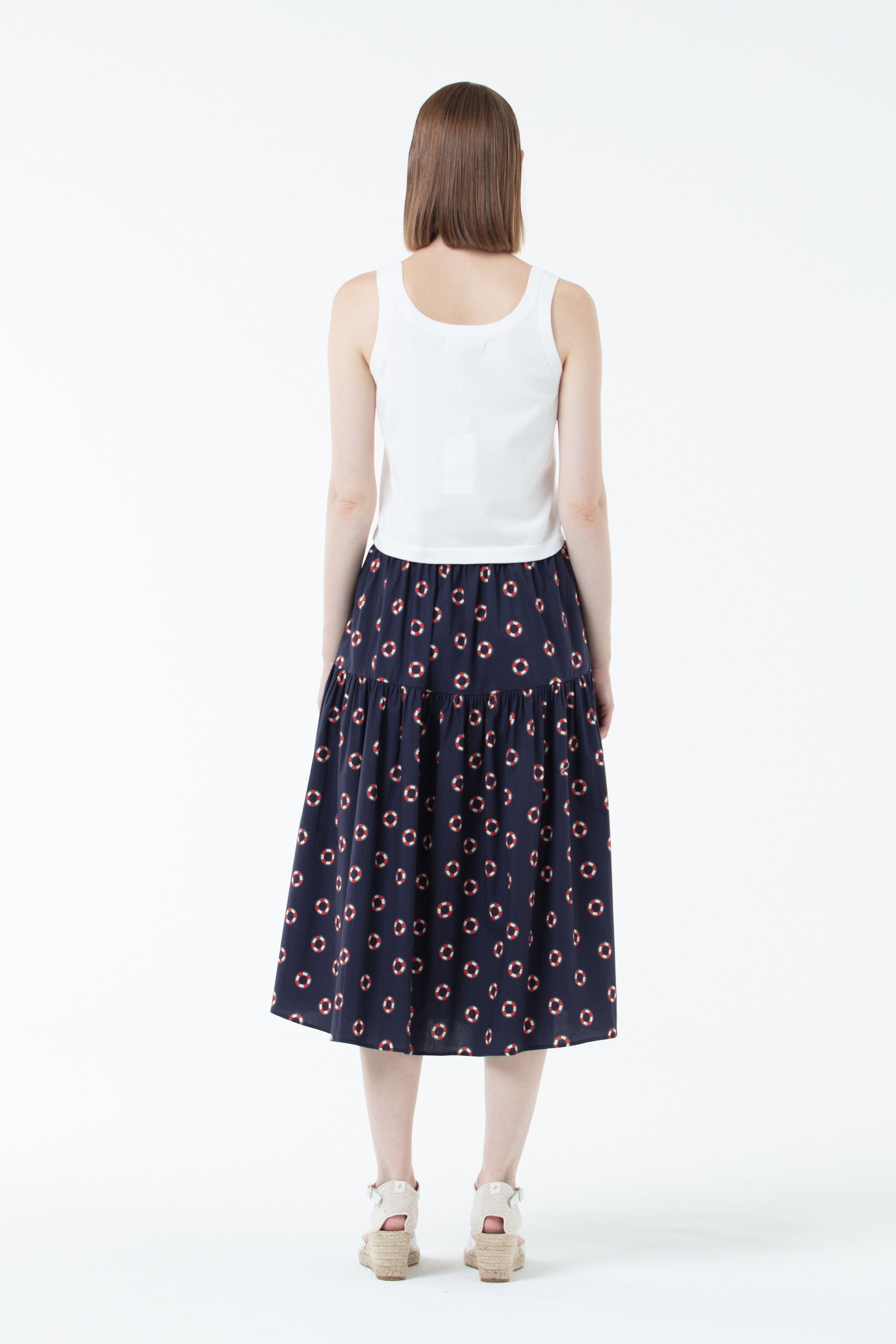 K/Woods Coastline Striped Tank