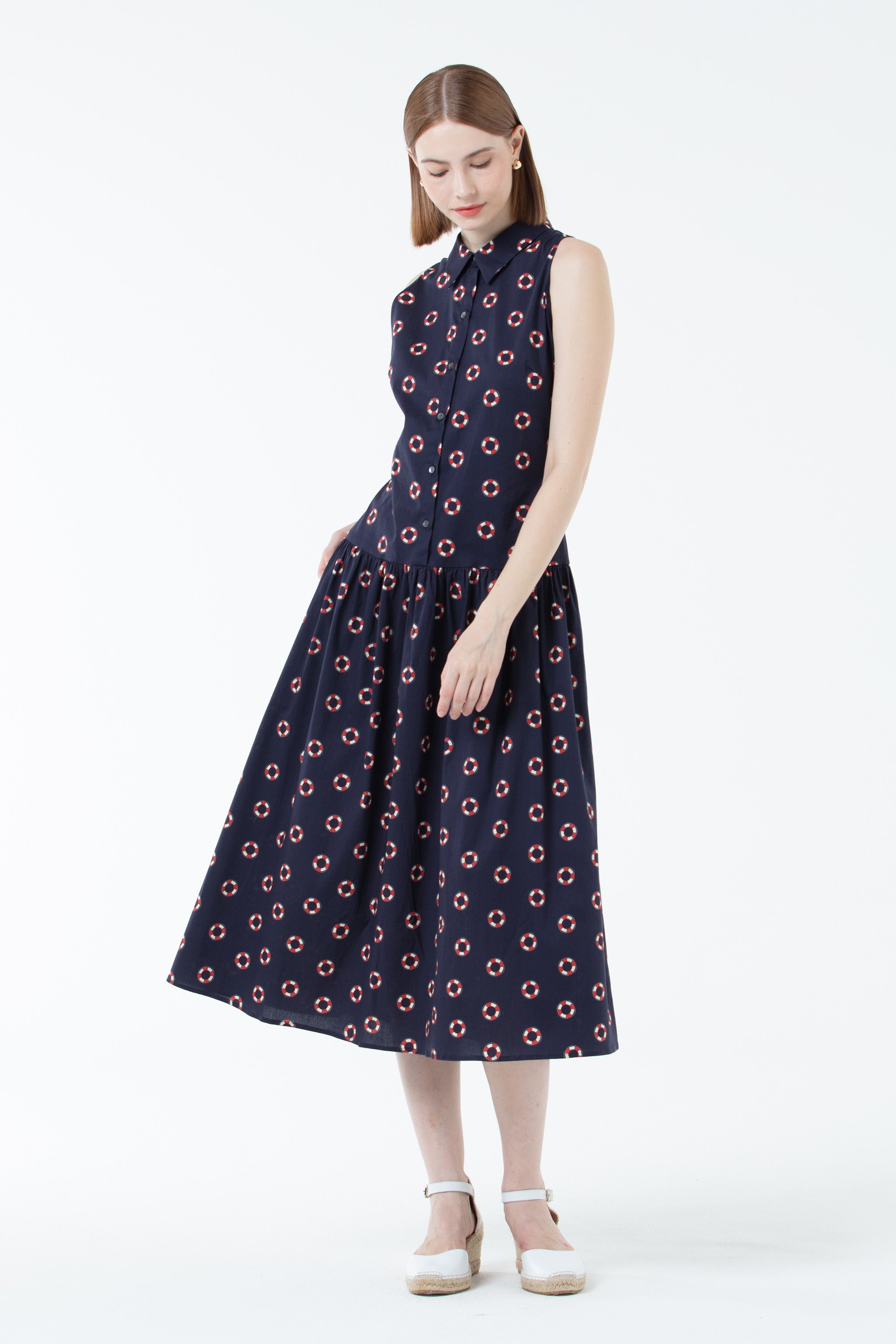 K/Woods Cut-in Flow Dress