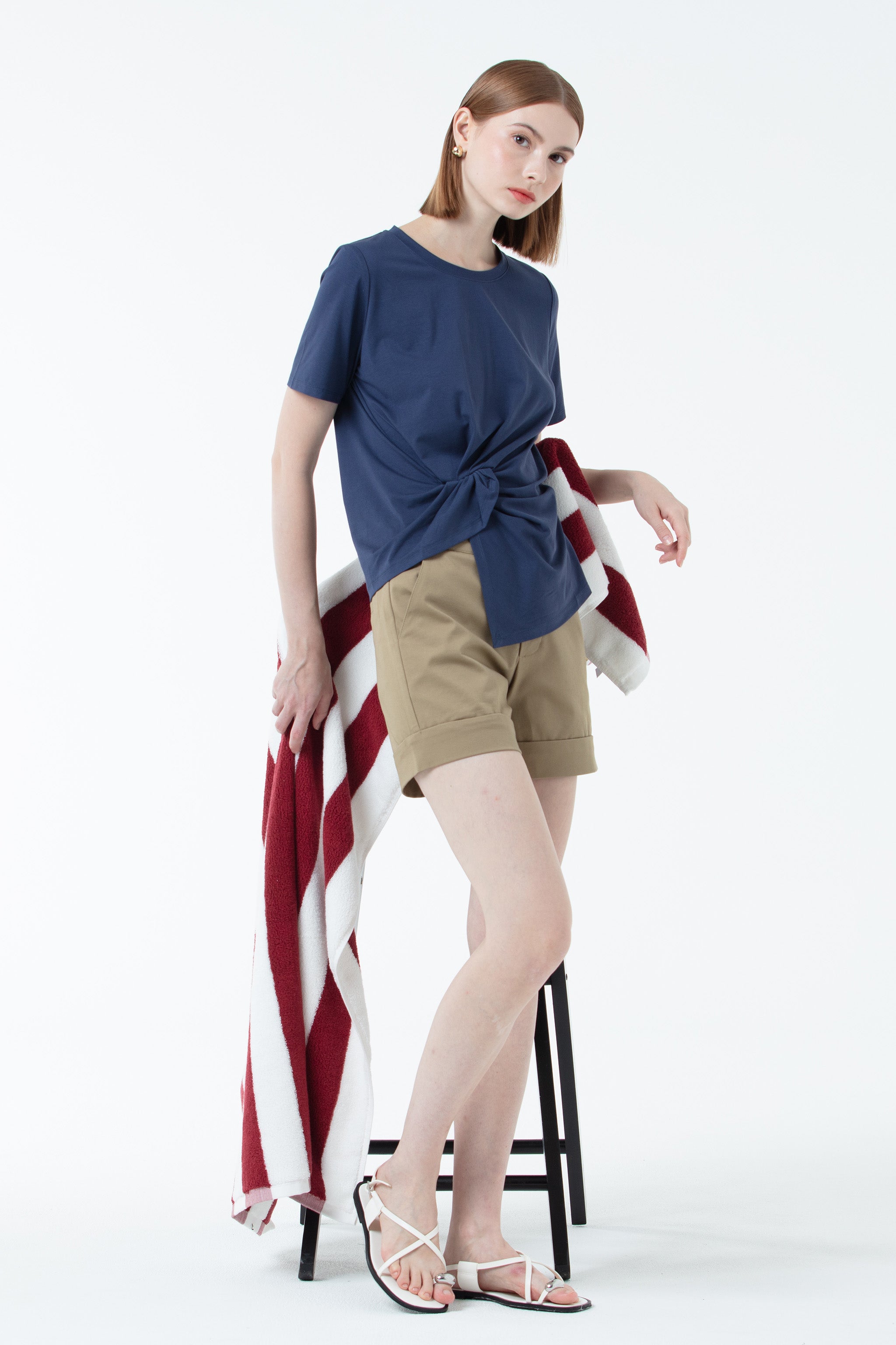 K/Woods Blossom Knot Top