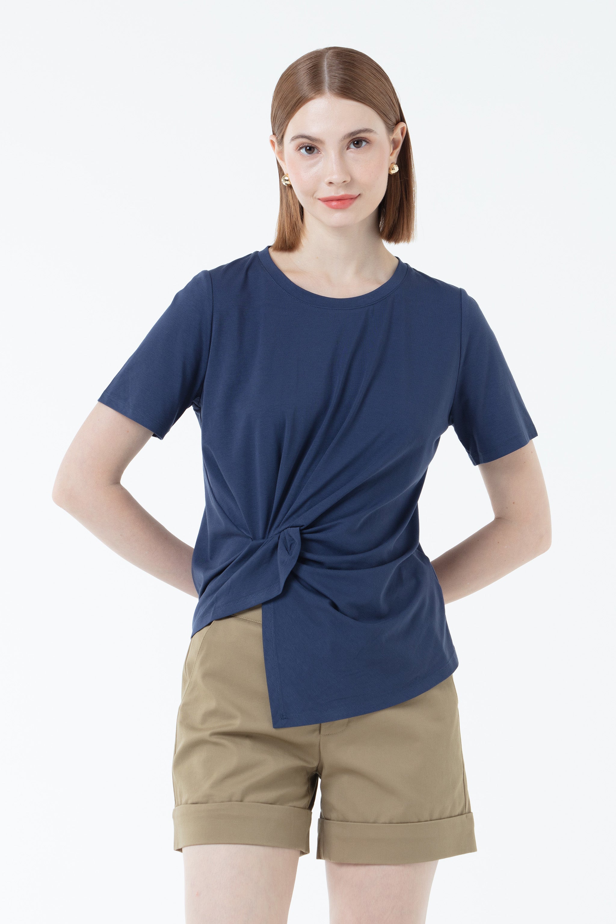 K/Woods Blossom Knot Top