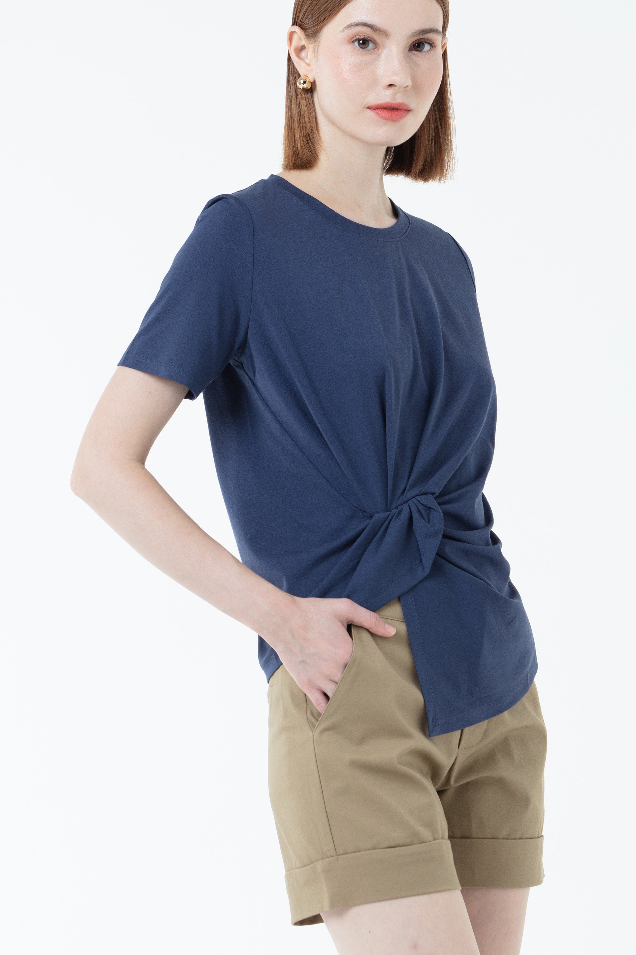 K/Woods Blossom Knot Top