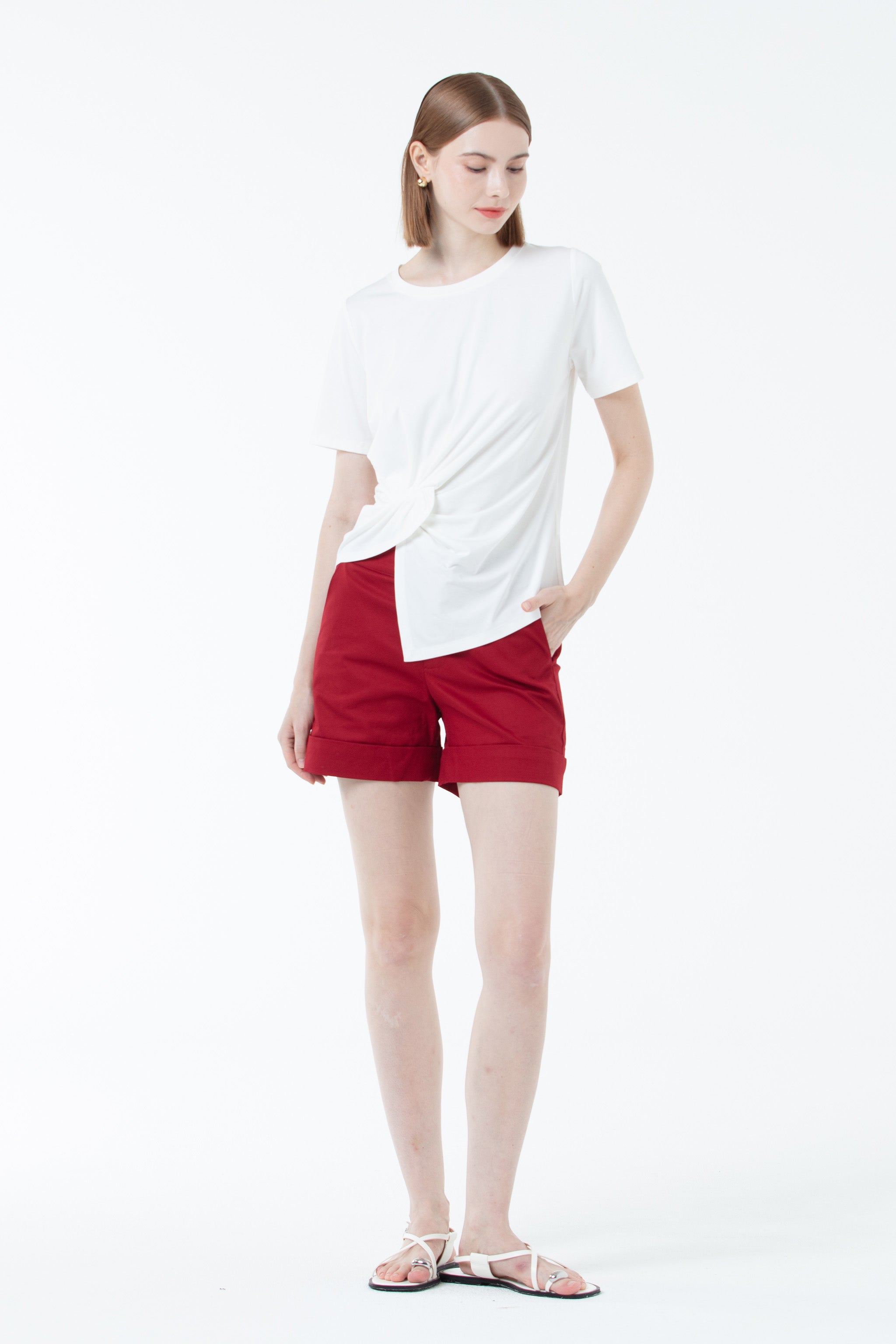 K/Woods Blossom Knot Top