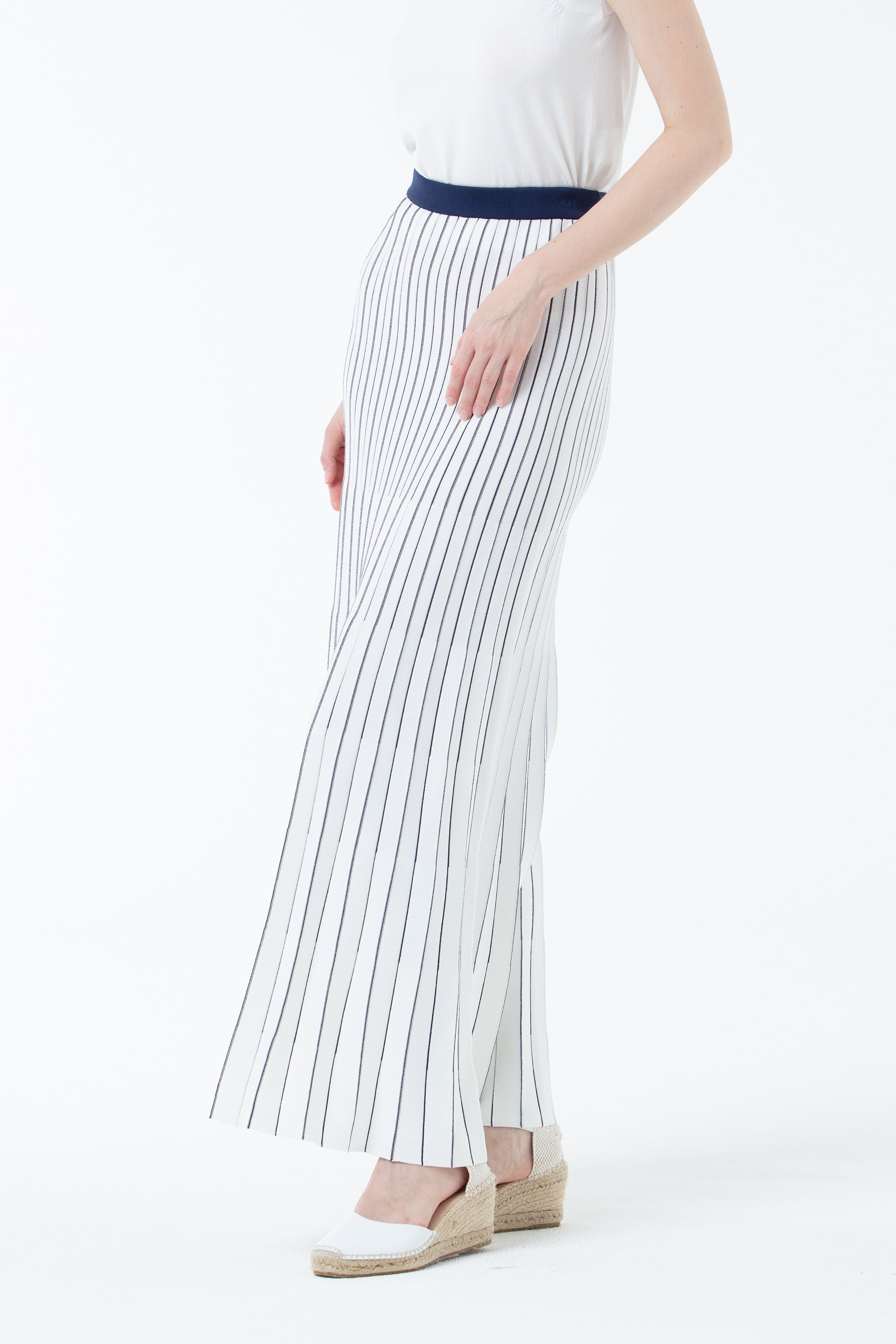 K/Woods Ocean Wave Pleated Skirt