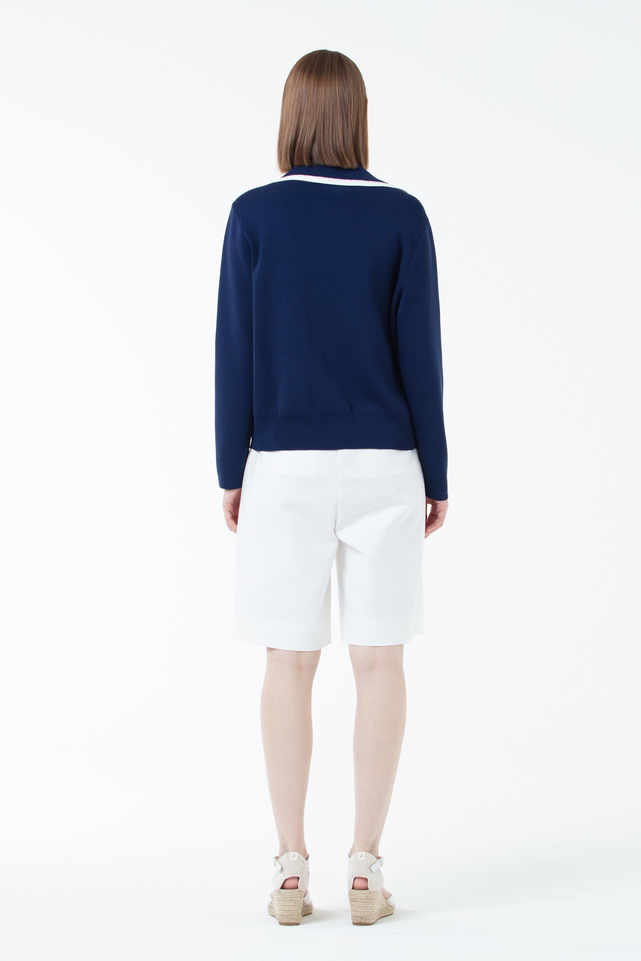 K/Woods Contrast Trim Blazer