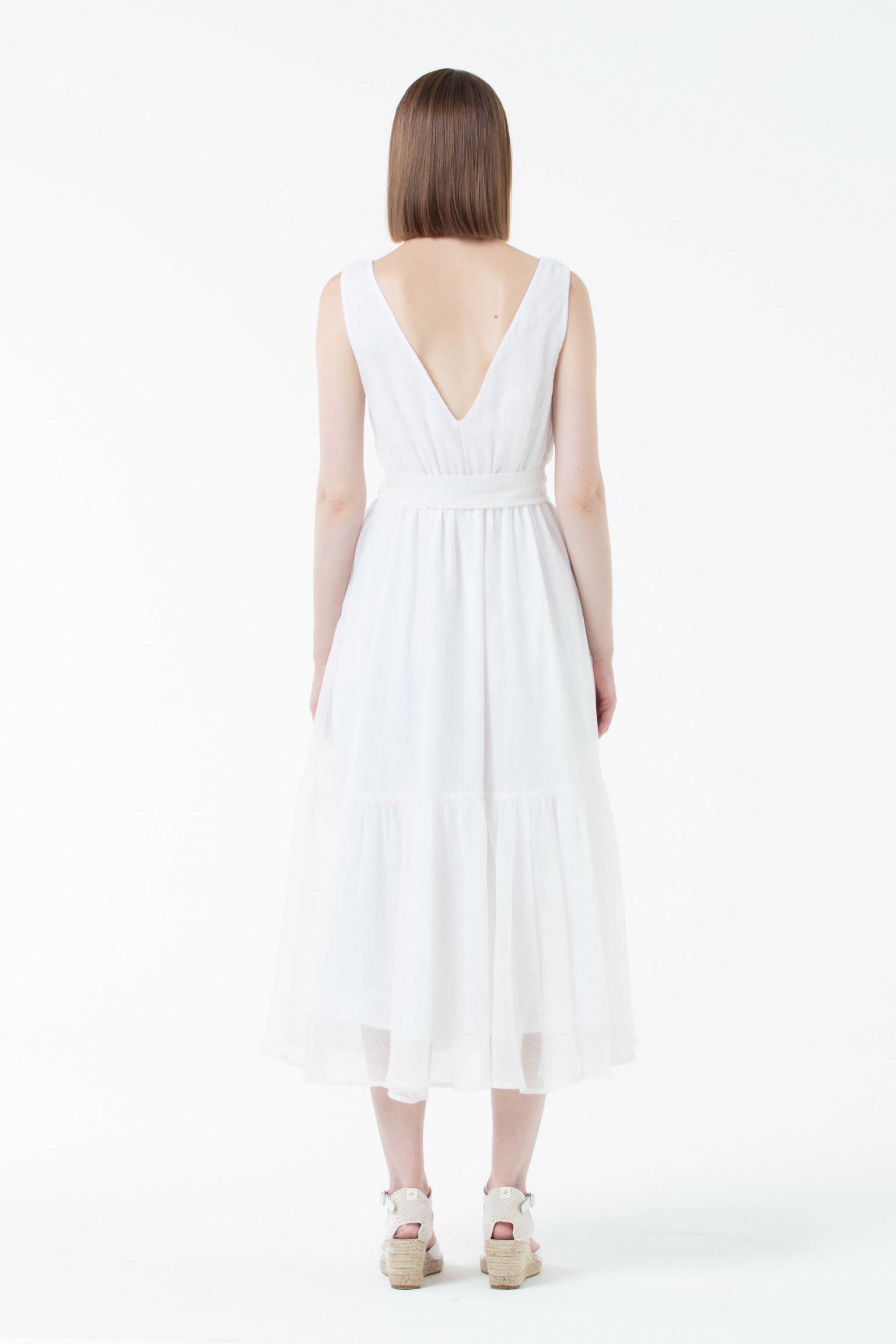 K/Woods Whisper White Sundress