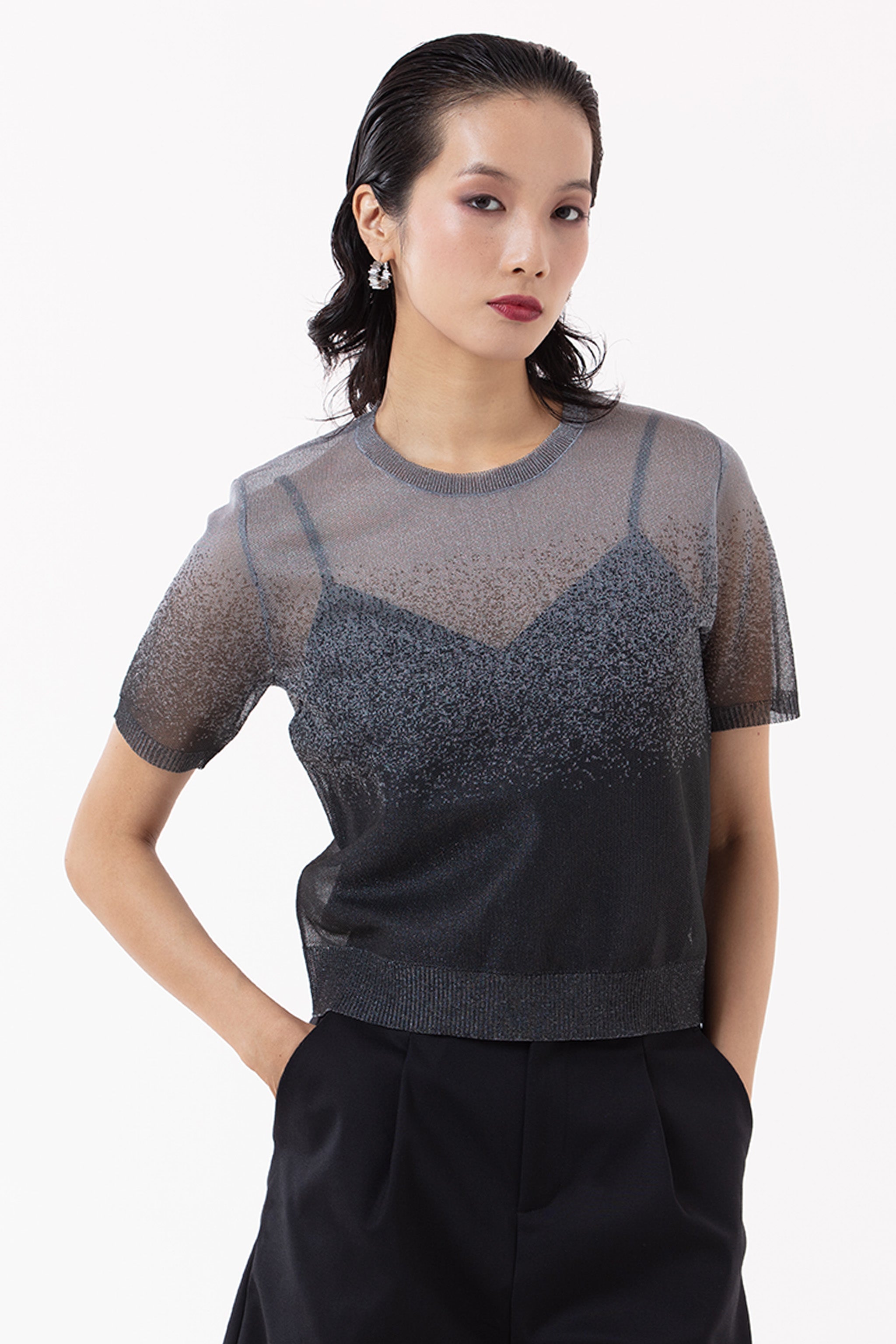 K/Woods Lucent Layer Top With Slip