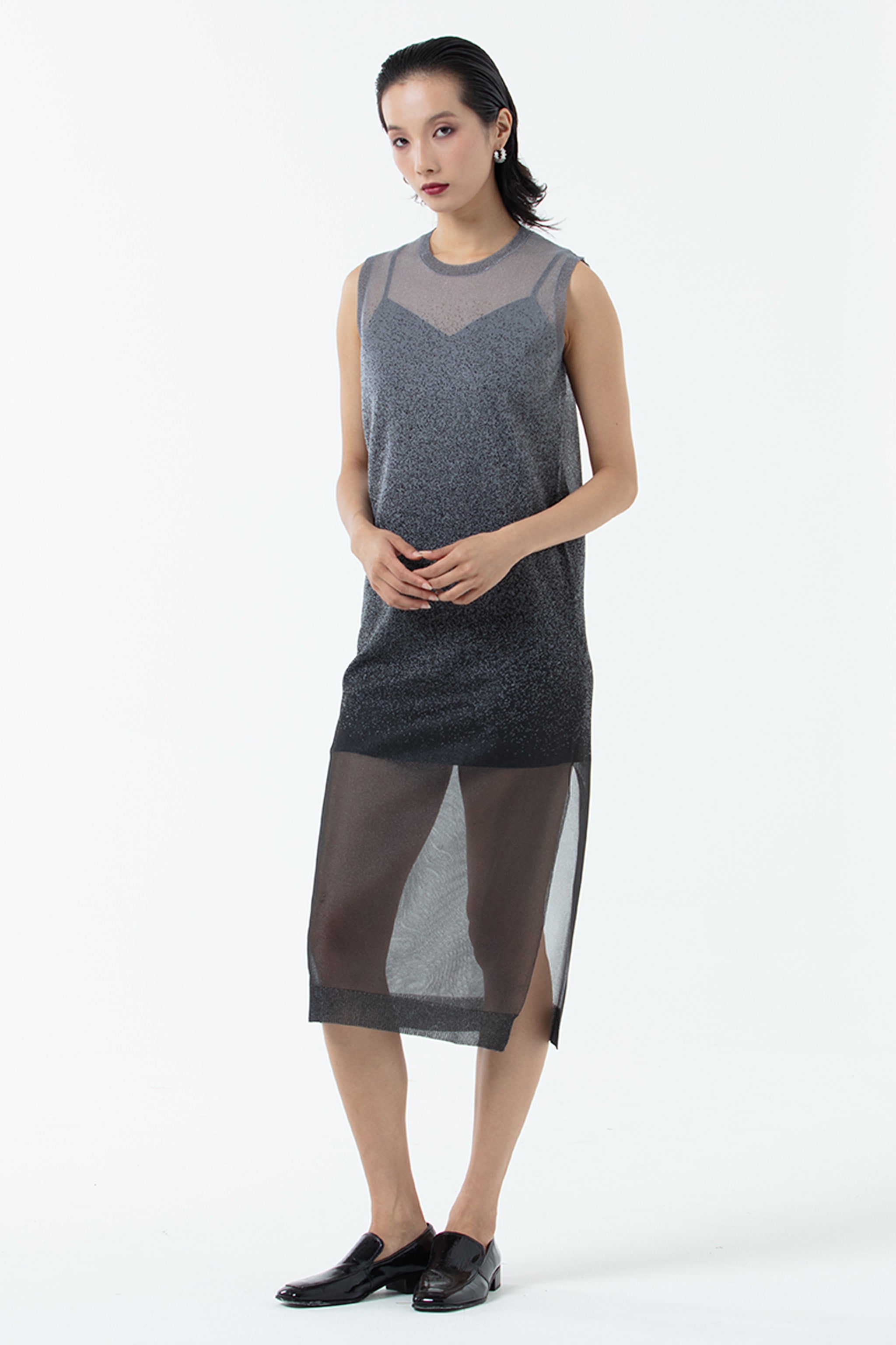 K/Woods Lucent Layer Dress With Slip