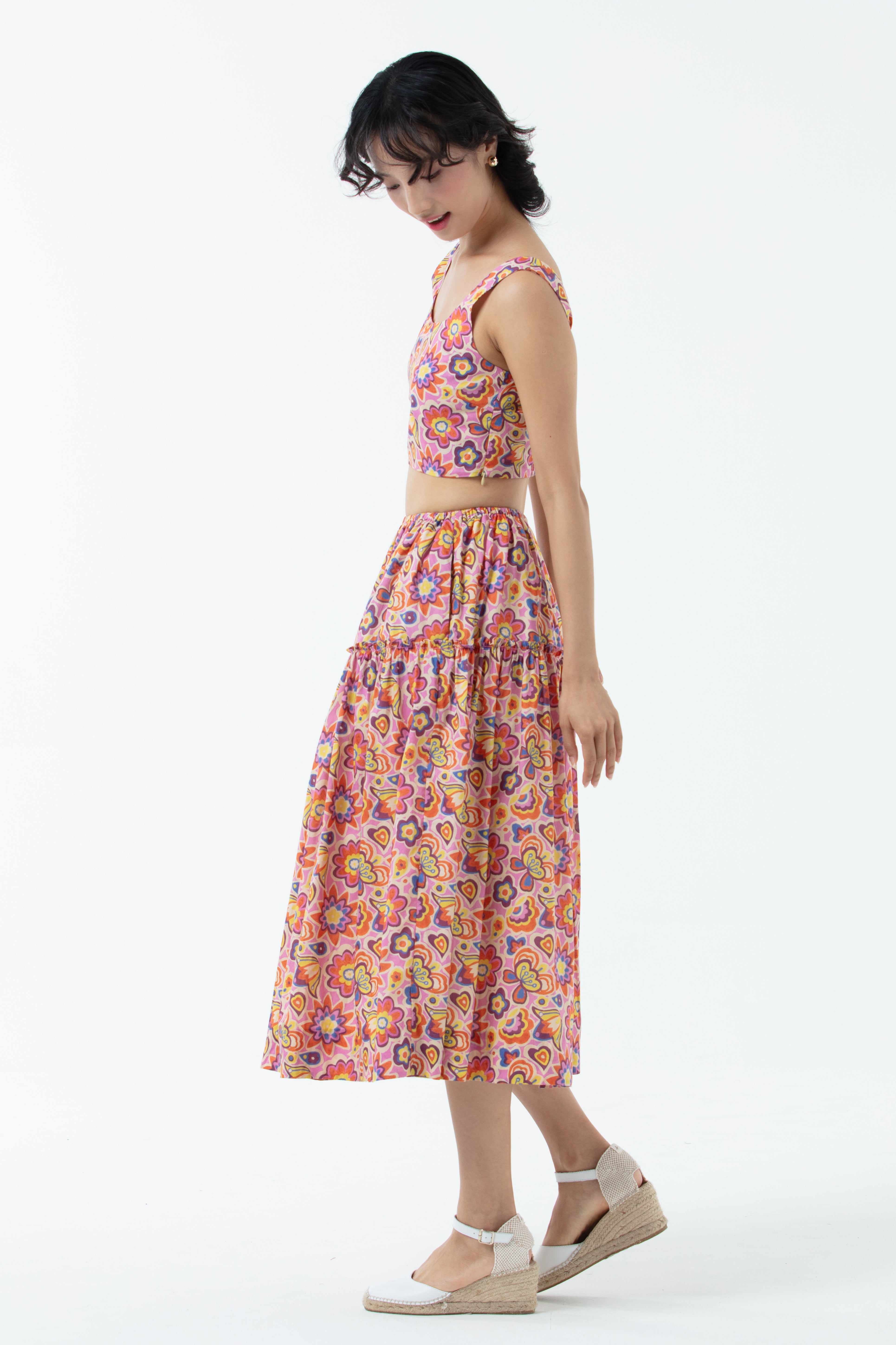 K/Woods Mod Floral Skirt