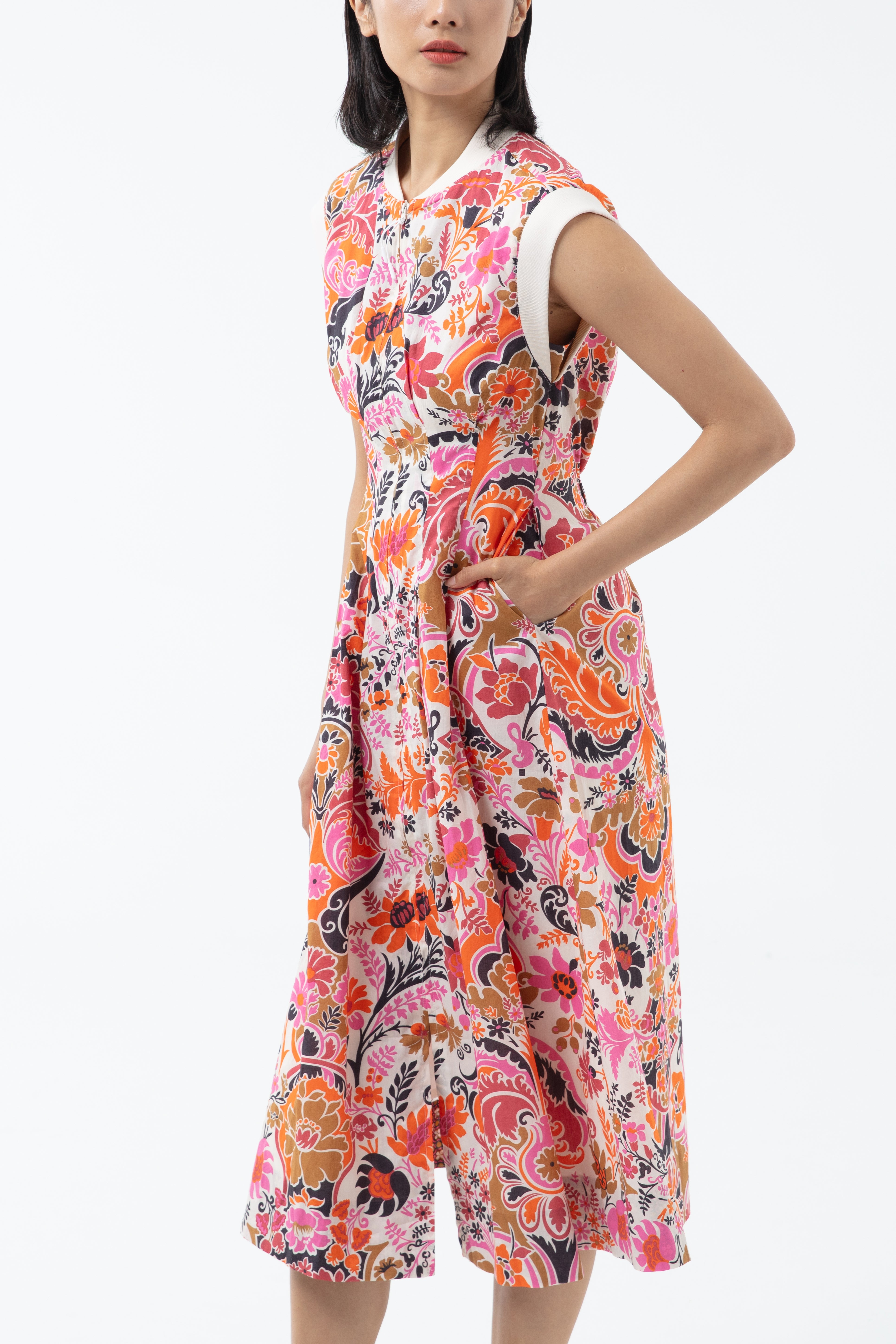K/Woods Bloom Midi Dress