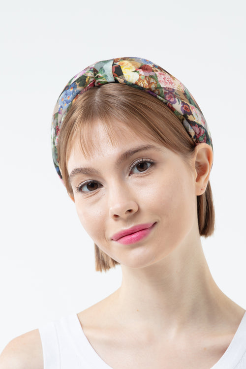 K/Woods Floral Grace Hairband - Active Gingham