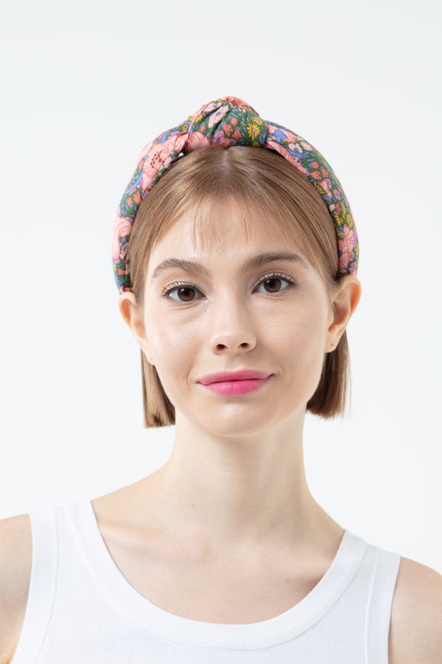 K/Woods Poise Knotted Hairband - Clementine Daisy